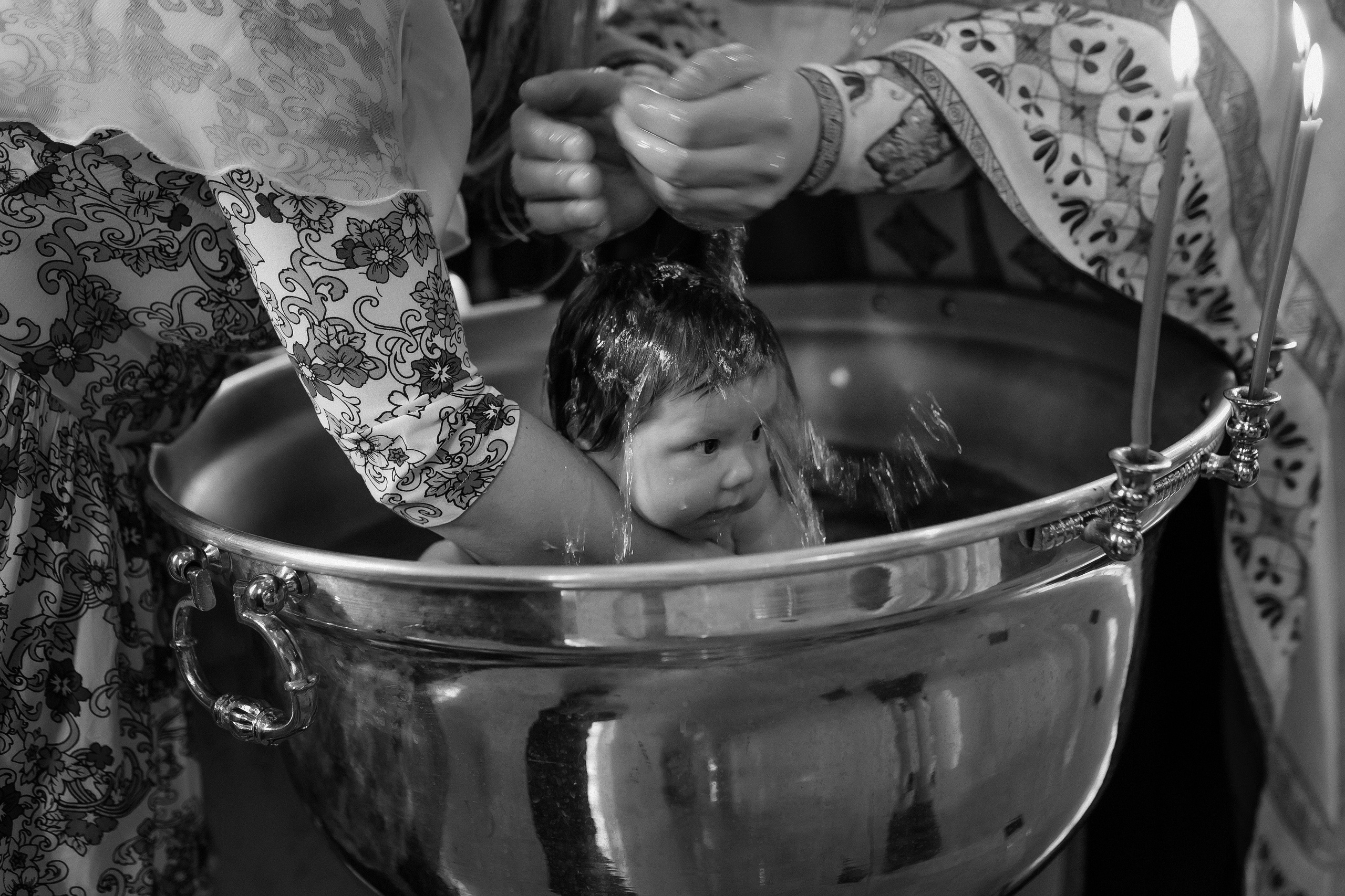 Крещение Арины. Храм Георгия Победоносца. Семейный фотограф в Сургуте