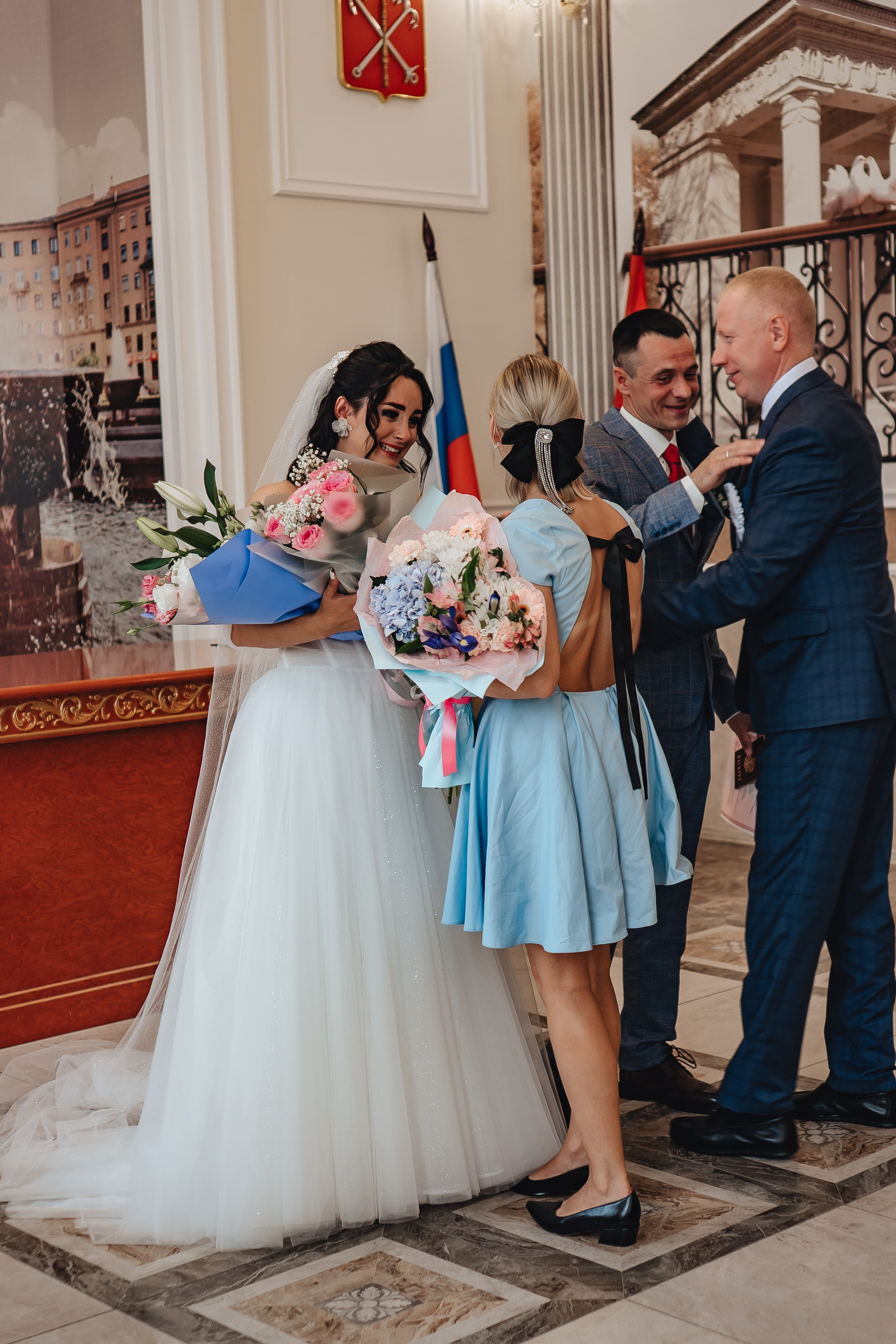 СВАДЕБНАЯ СЬЕМКА В ЗАГСЕ НА МОСКОВСКОМ ПРОСПЕКТЕ. Профессиональный фотограф, Санкт-Петербург — Виктория Богомолова