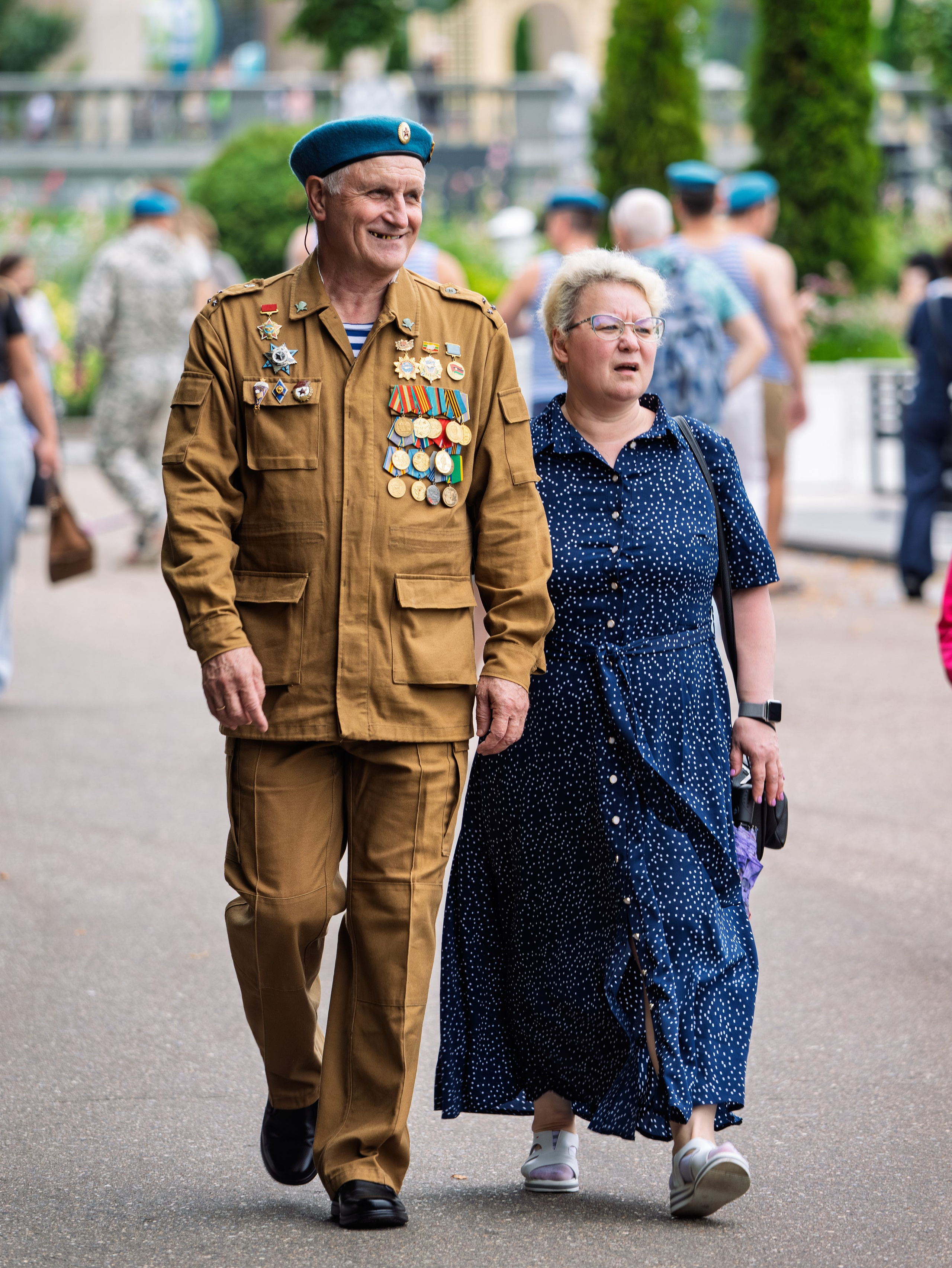 Празднование 95-летия ВДВ в парке горького 2 августа 2025 гола. Фотограф Никифоров-Гордеев Сергей. Москва и МО