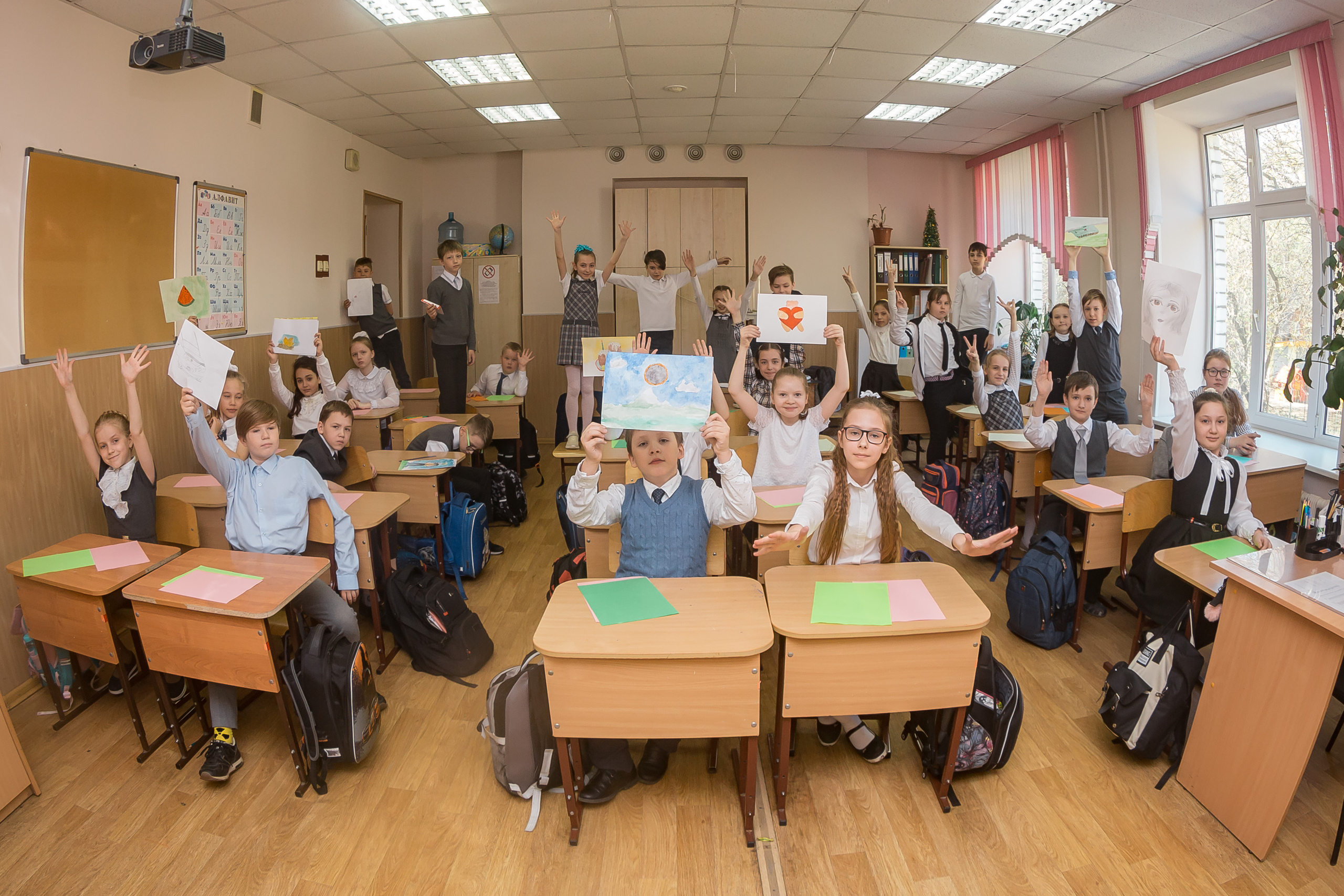 Съемка для трюмо, 4 класс 11 школа. Фотографиня Мария Дикова