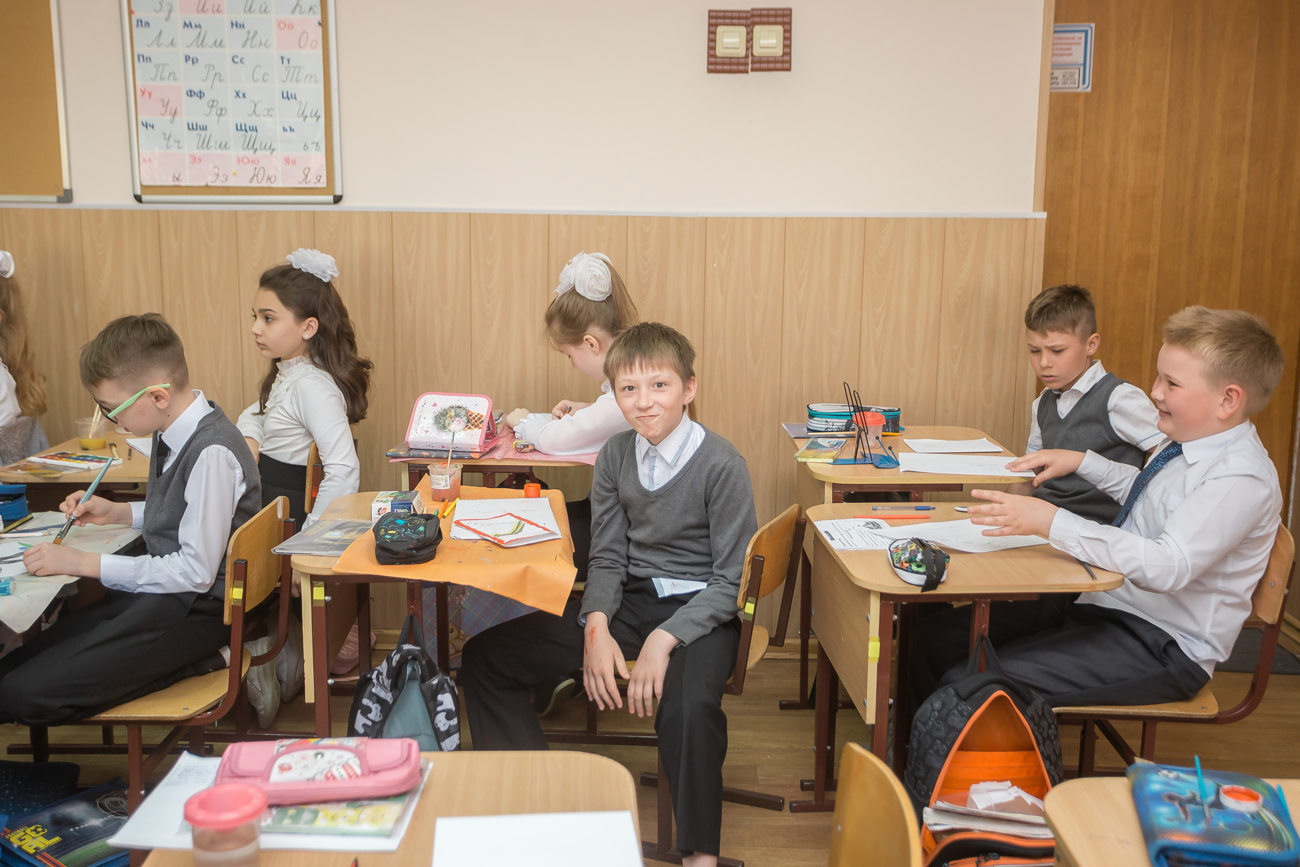 Съемка для трюмо, 4 класс 11 школа. Фотографиня Мария Дикова