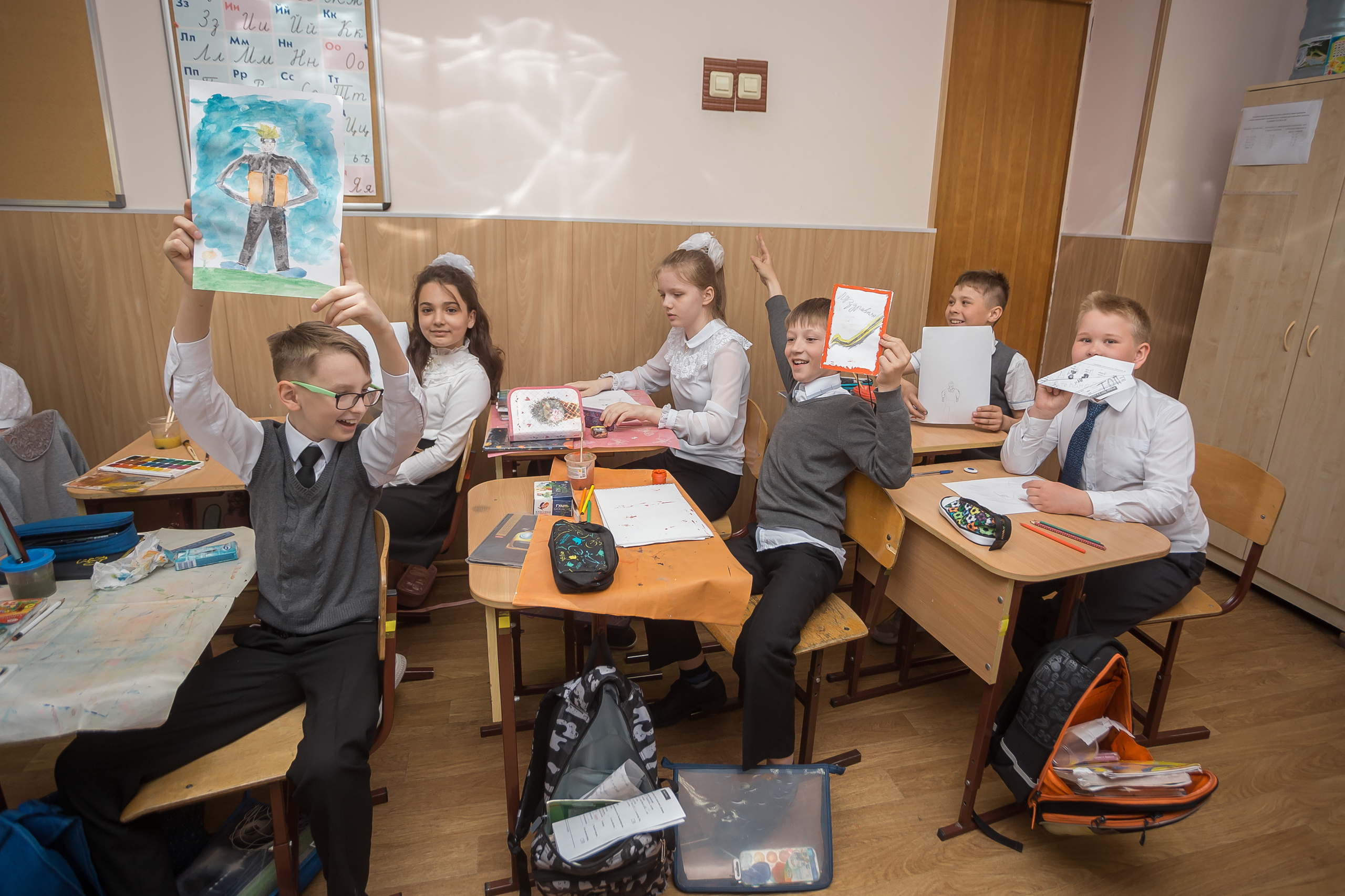 Съемка для трюмо, 4 класс 11 школа. Фотографиня Мария Дикова