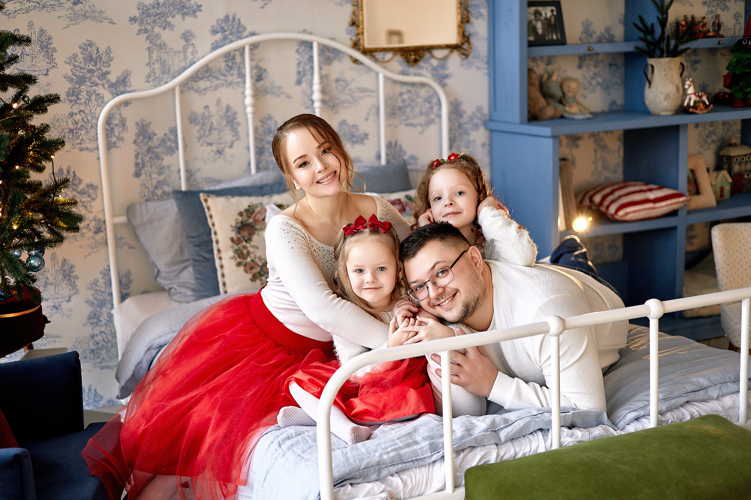 Новогодняя фотосессия для семьи. Фотограф в Минске Анна Кучинская