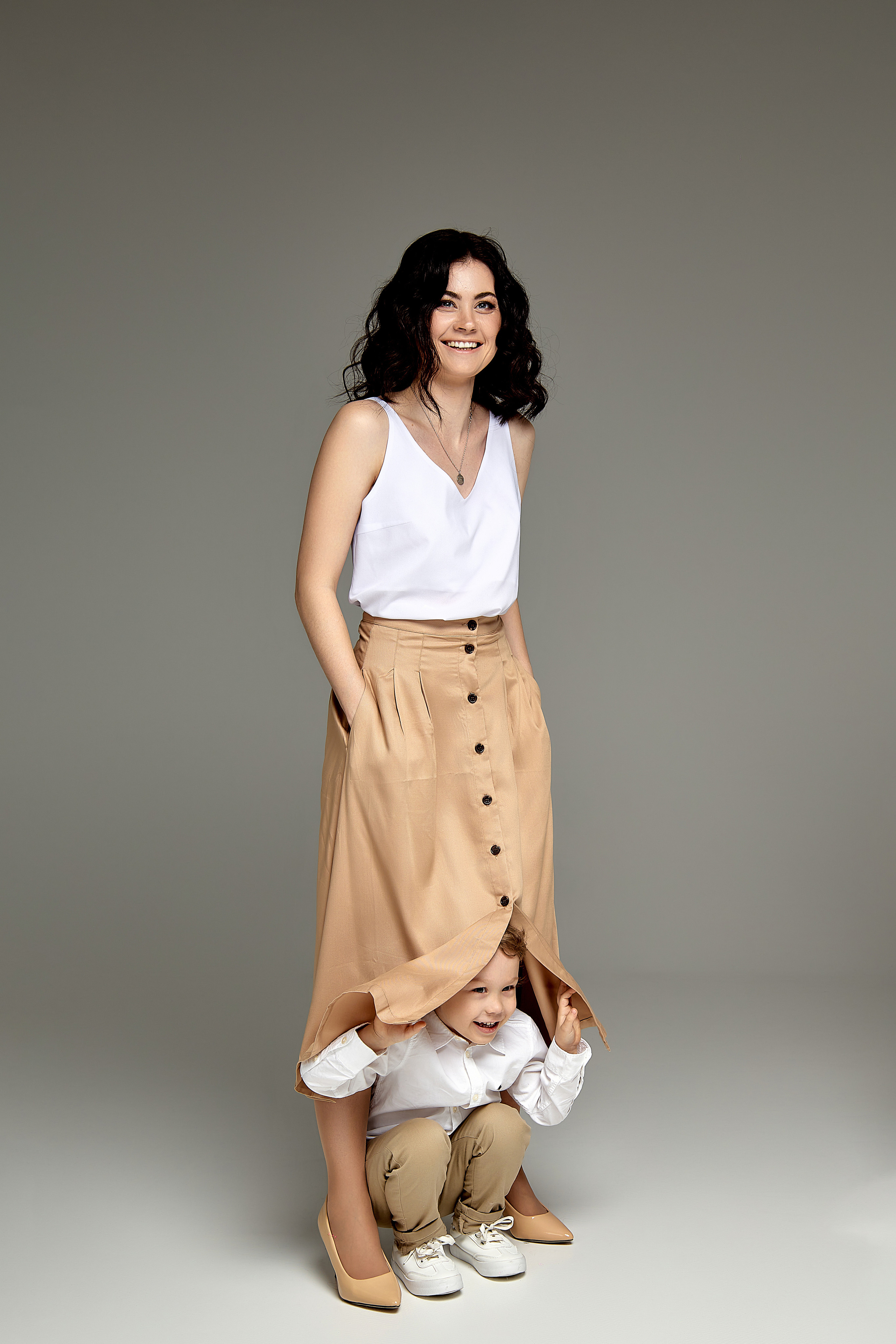 Семейная студийная фотосессия. Фотограф в Минске Анна Кучинская