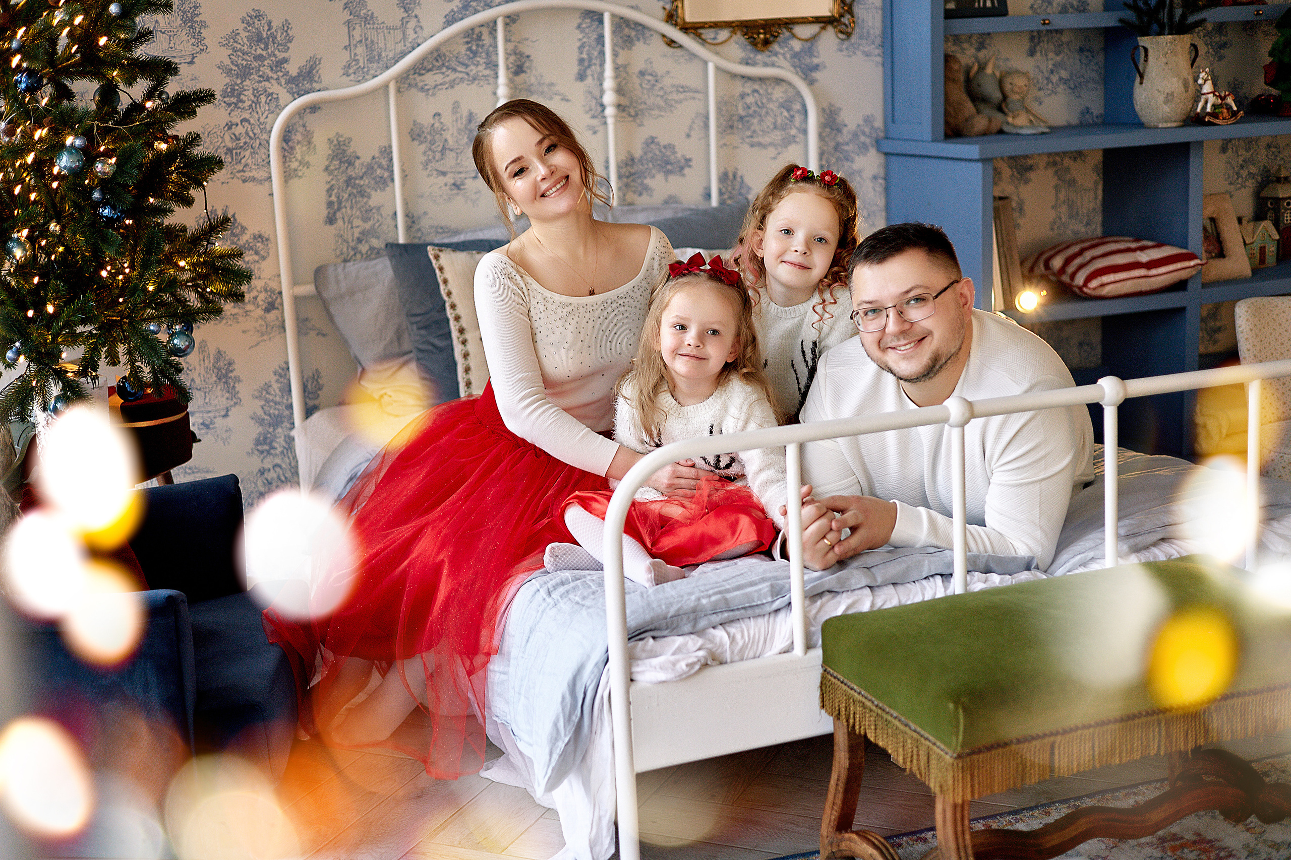 Новогодняя фотосессия для семьи. Фотограф в Минске Анна Кучинская