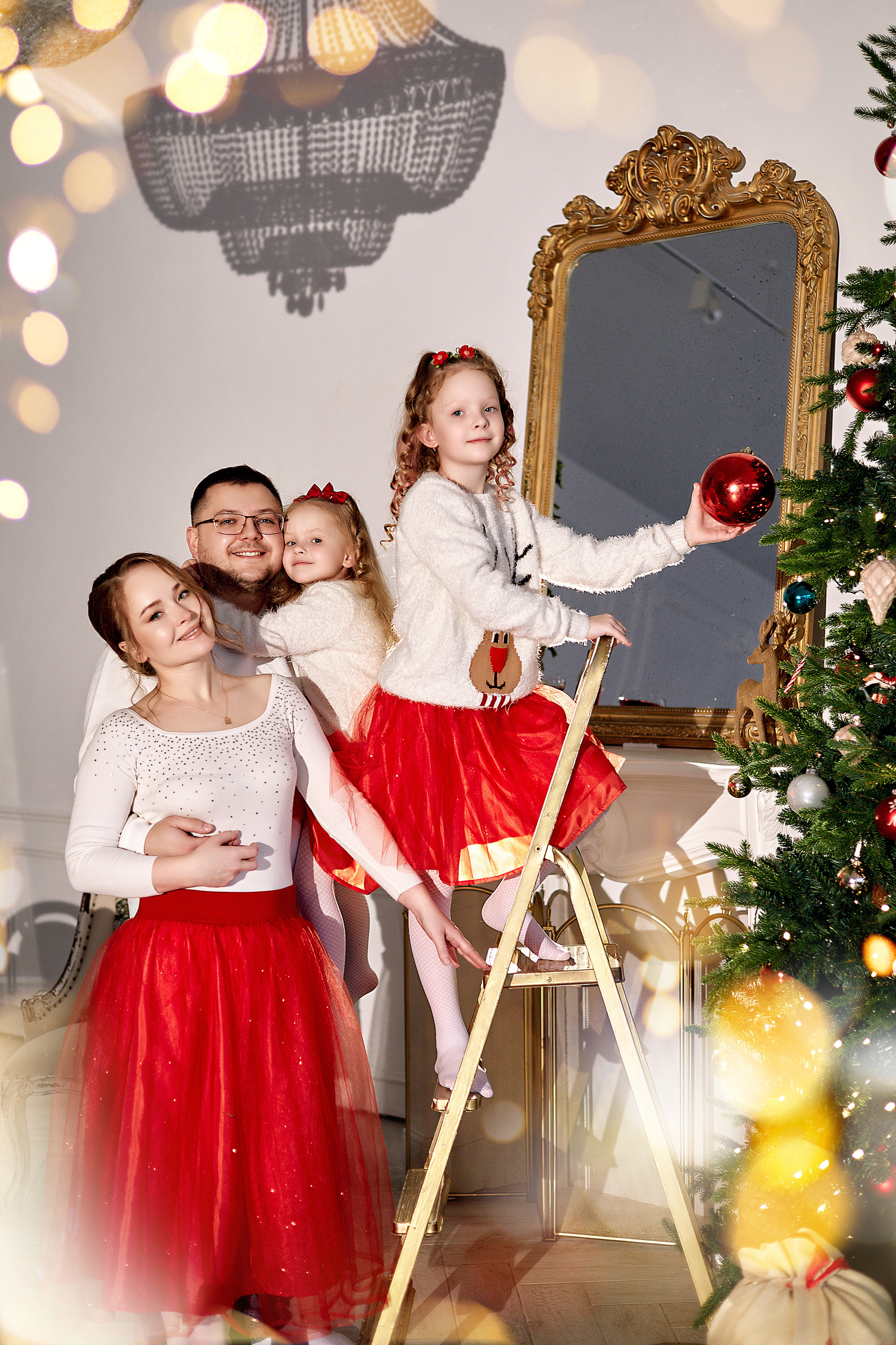 Новогодняя фотосессия для семьи. Фотограф в Минске Анна Кучинская