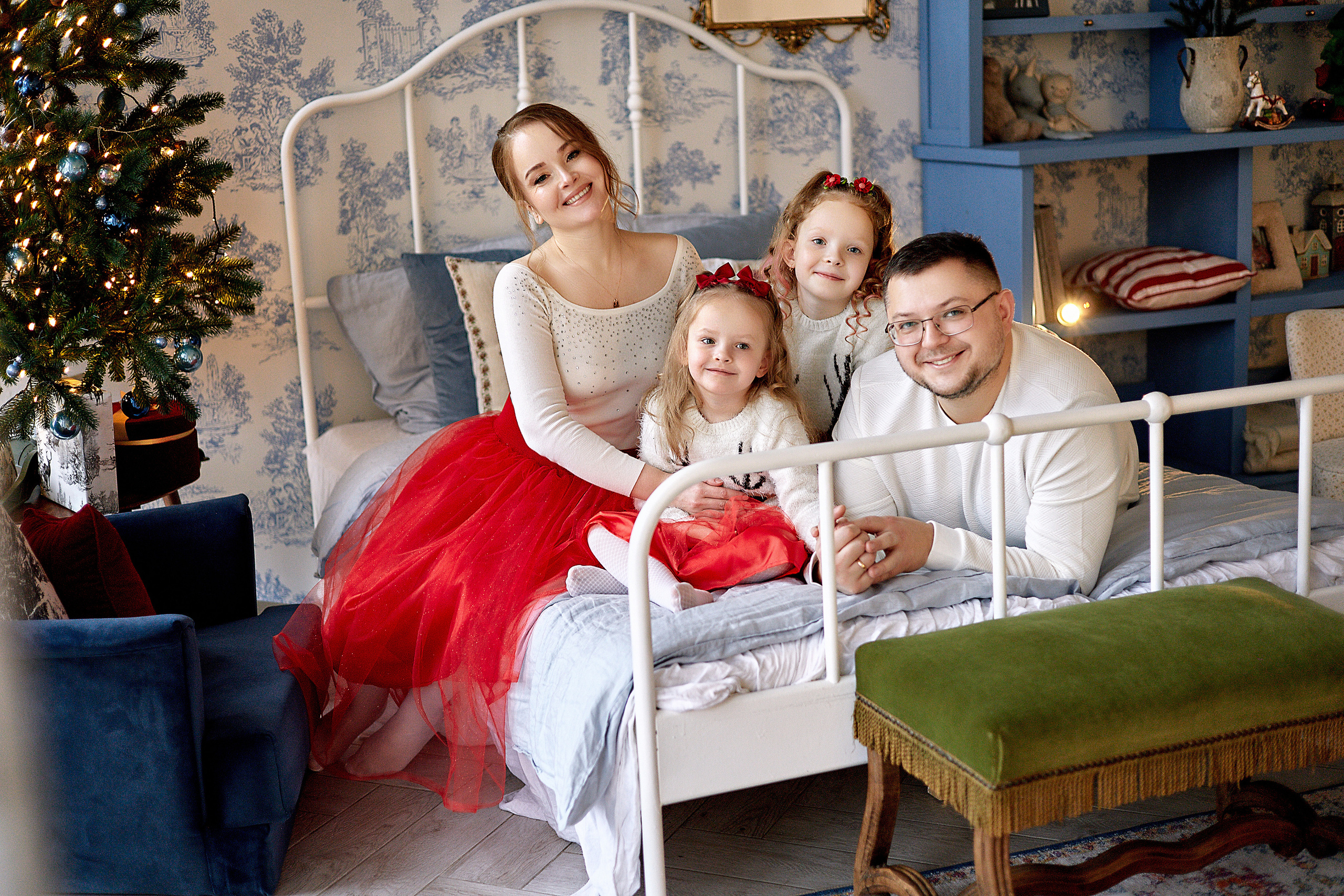 Новогодняя фотосессия для семьи. Фотограф в Минске Анна Кучинская