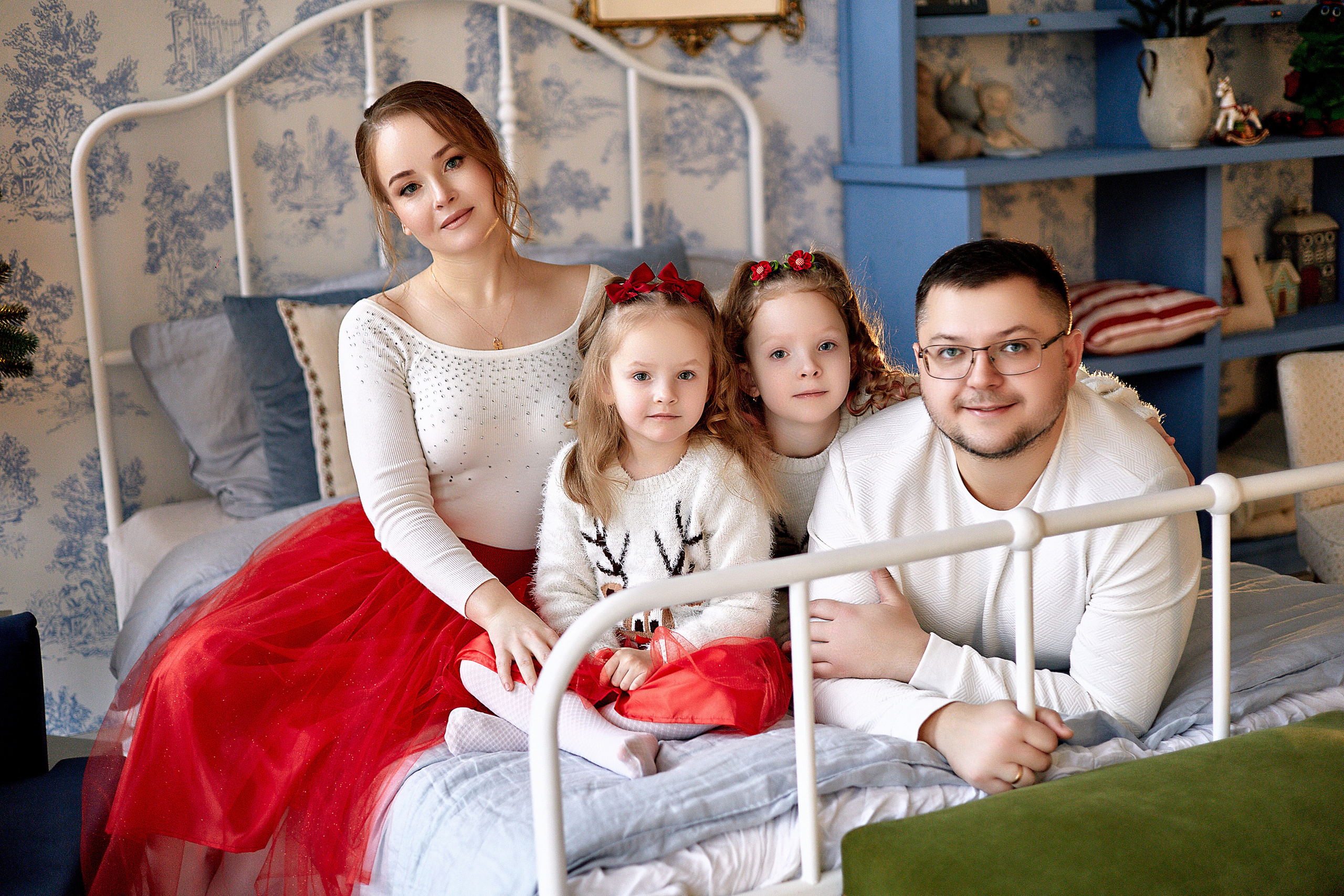 Новогодняя фотосессия для семьи. Фотограф в Минске Анна Кучинская