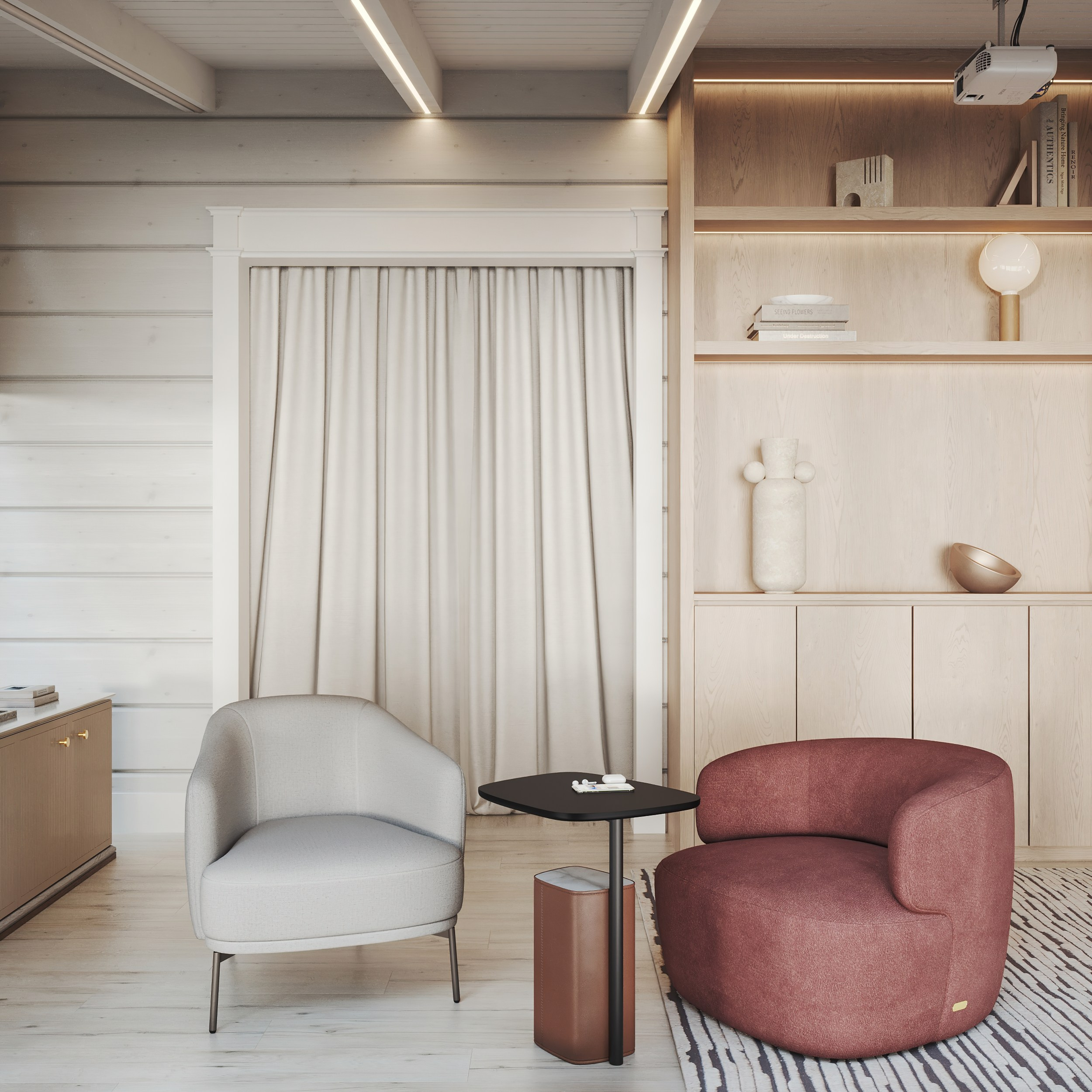 Веранда в загородном доме. Интерьерный 3Д Визуализатор Маргарита Оберемко