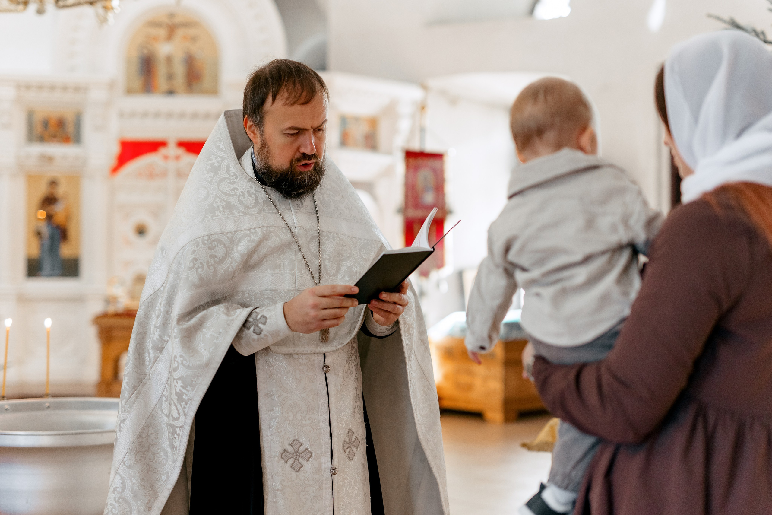 Крещение Тимофея. Свадебный и семейный фотограф в Туле и области Маша Костина