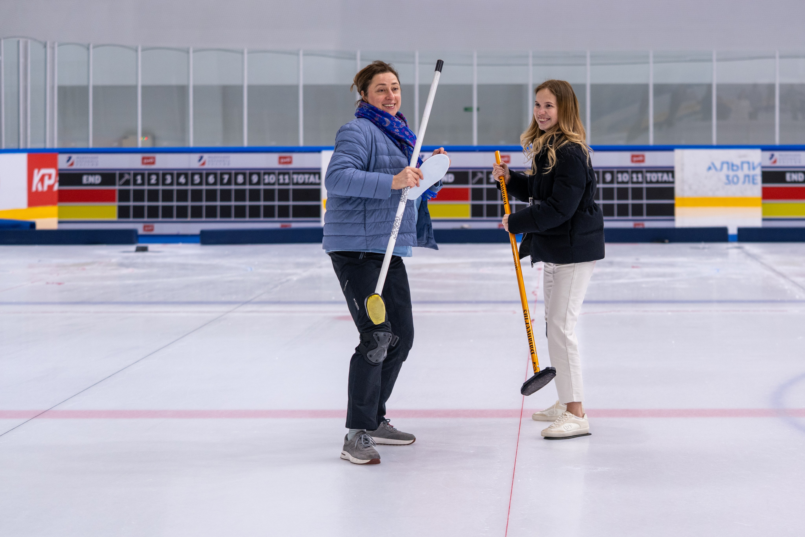 Керлинг для компании Р-Фарм. Репортажный фотограф в Красной Поляне и Сочи Павлюченко Екатерина