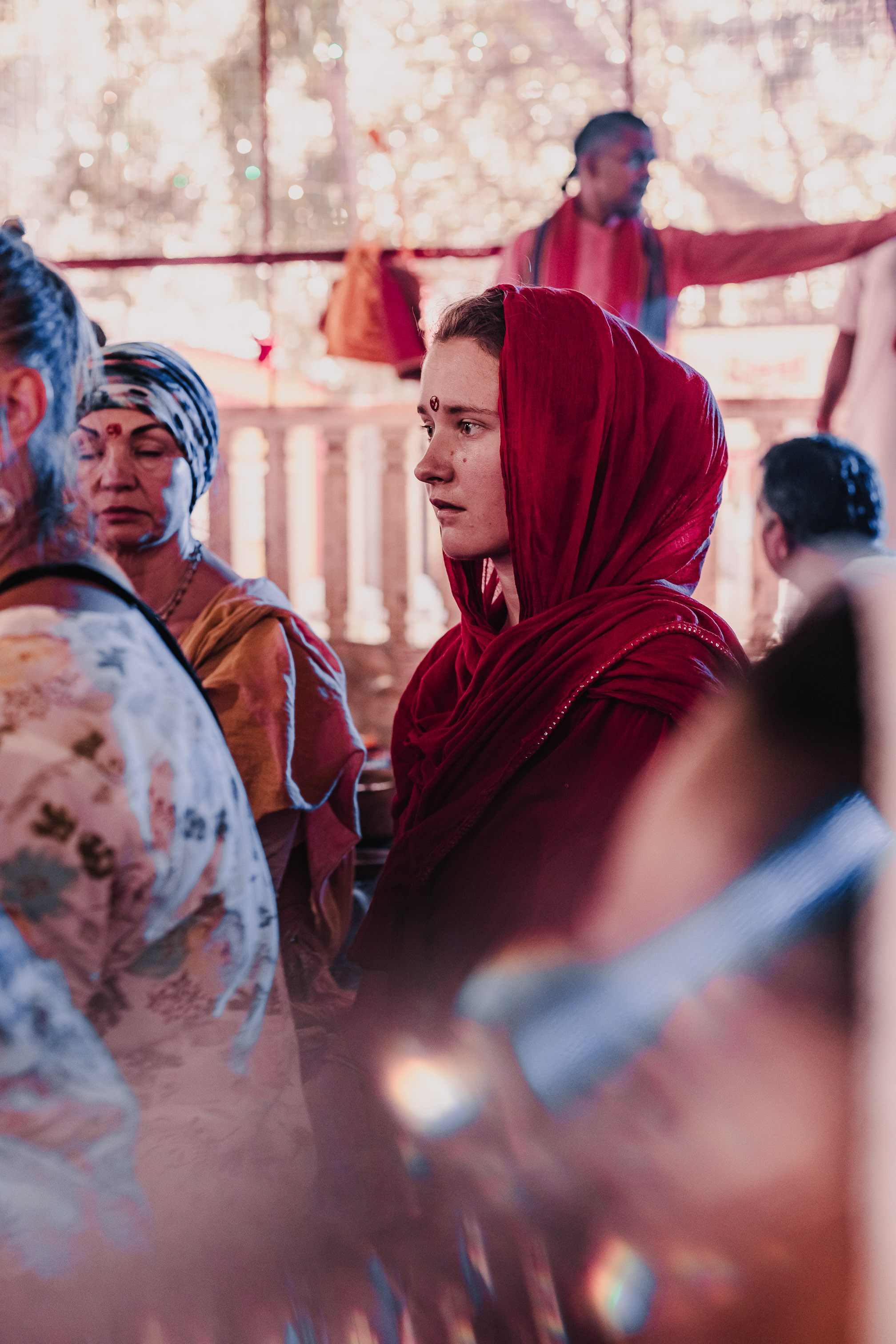 Navaratri yajna at Devraha Baba Ji ashram. Мариам Багдасарян