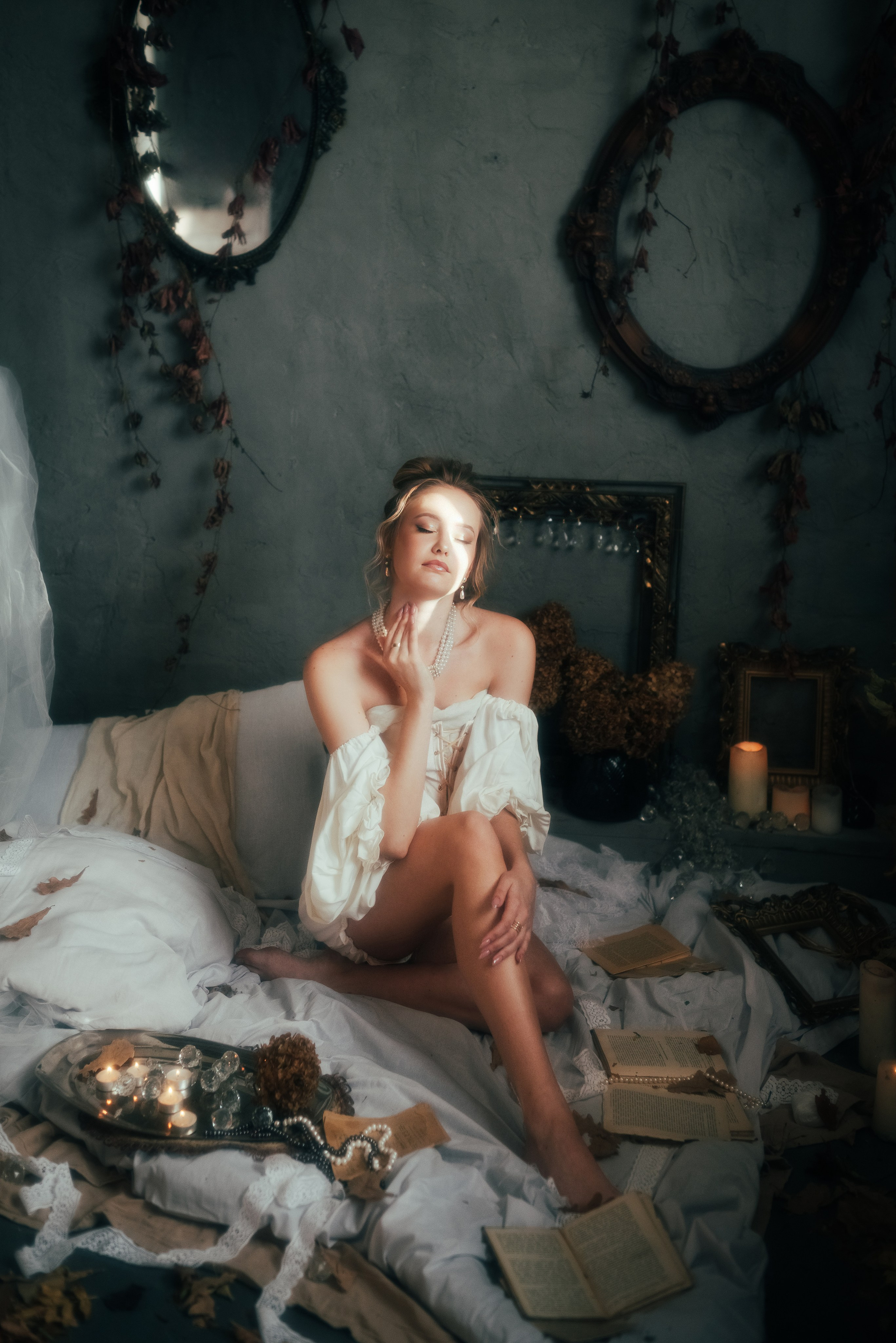 Фотосессия с дымом античном стиле Кемерово