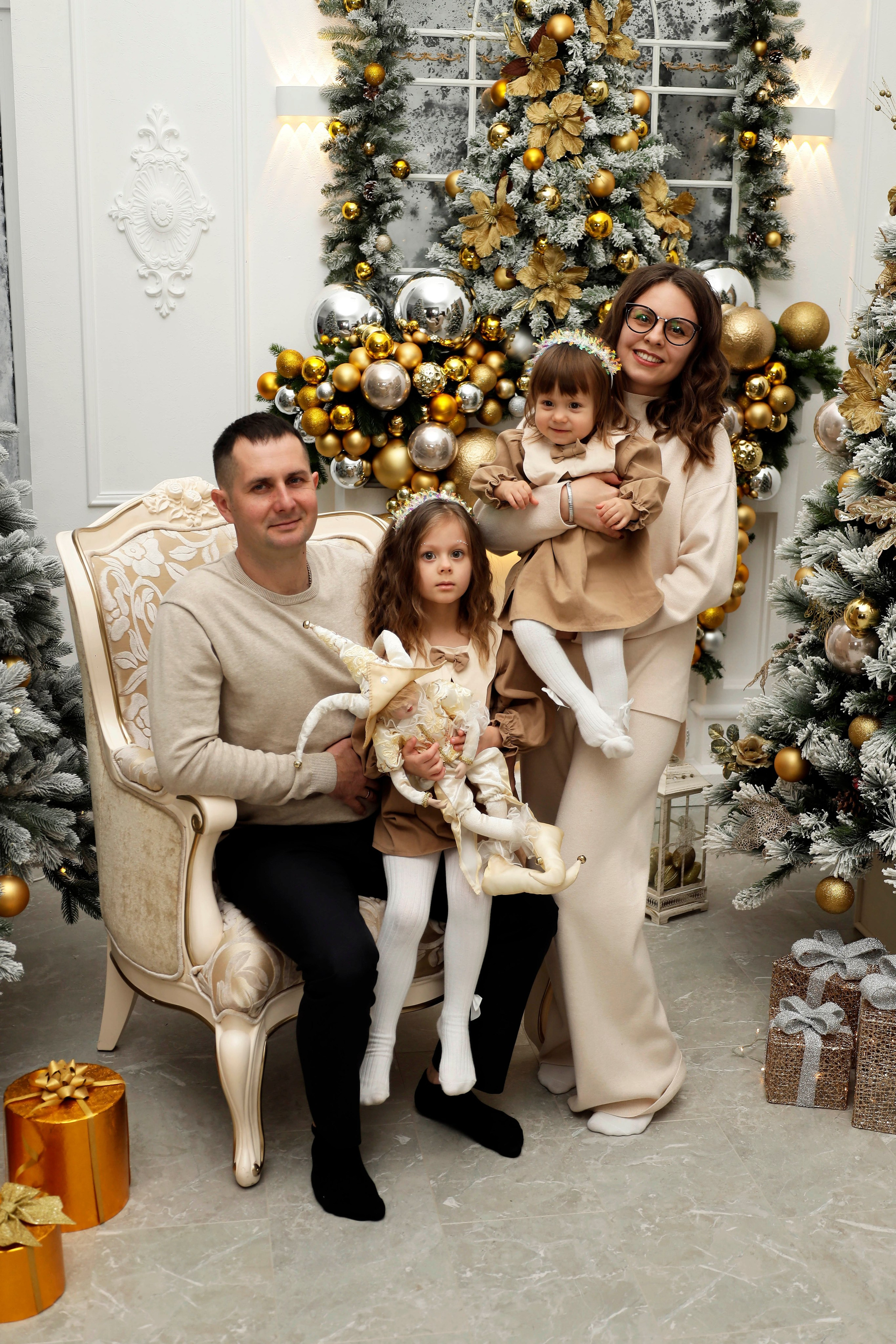 Семейная новогодняя. Свадебный фотограф ростовская область