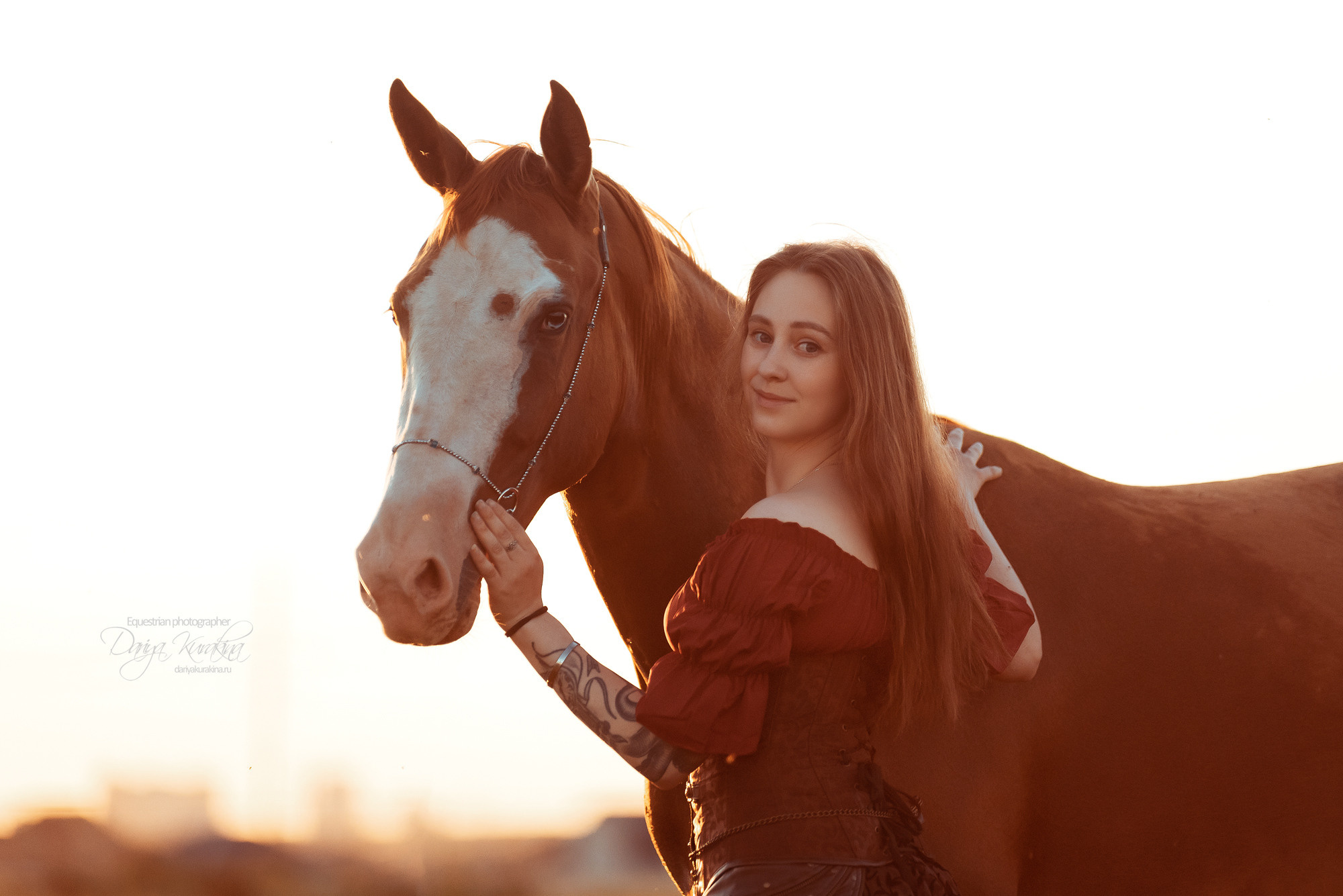 Таня и Бя, Настя и Брю. Конный фотограф Куракина Дарья • Фотосессии с лошадьми