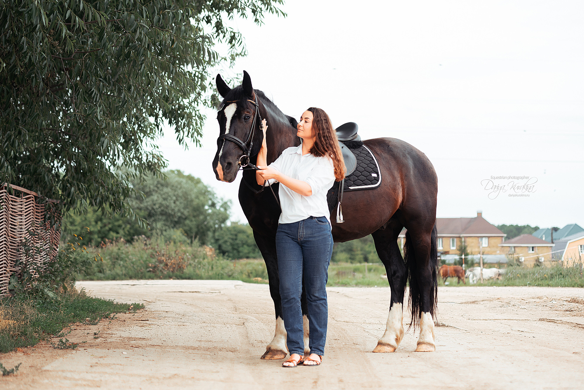 Татьяна и Корсар. Конный фотограф Куракина Дарья • Фотосессии с лошадьми