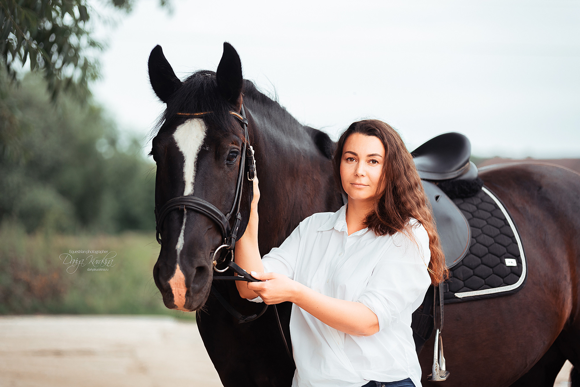 Татьяна и Корсар. Конный фотограф Куракина Дарья • Фотосессии с лошадьми