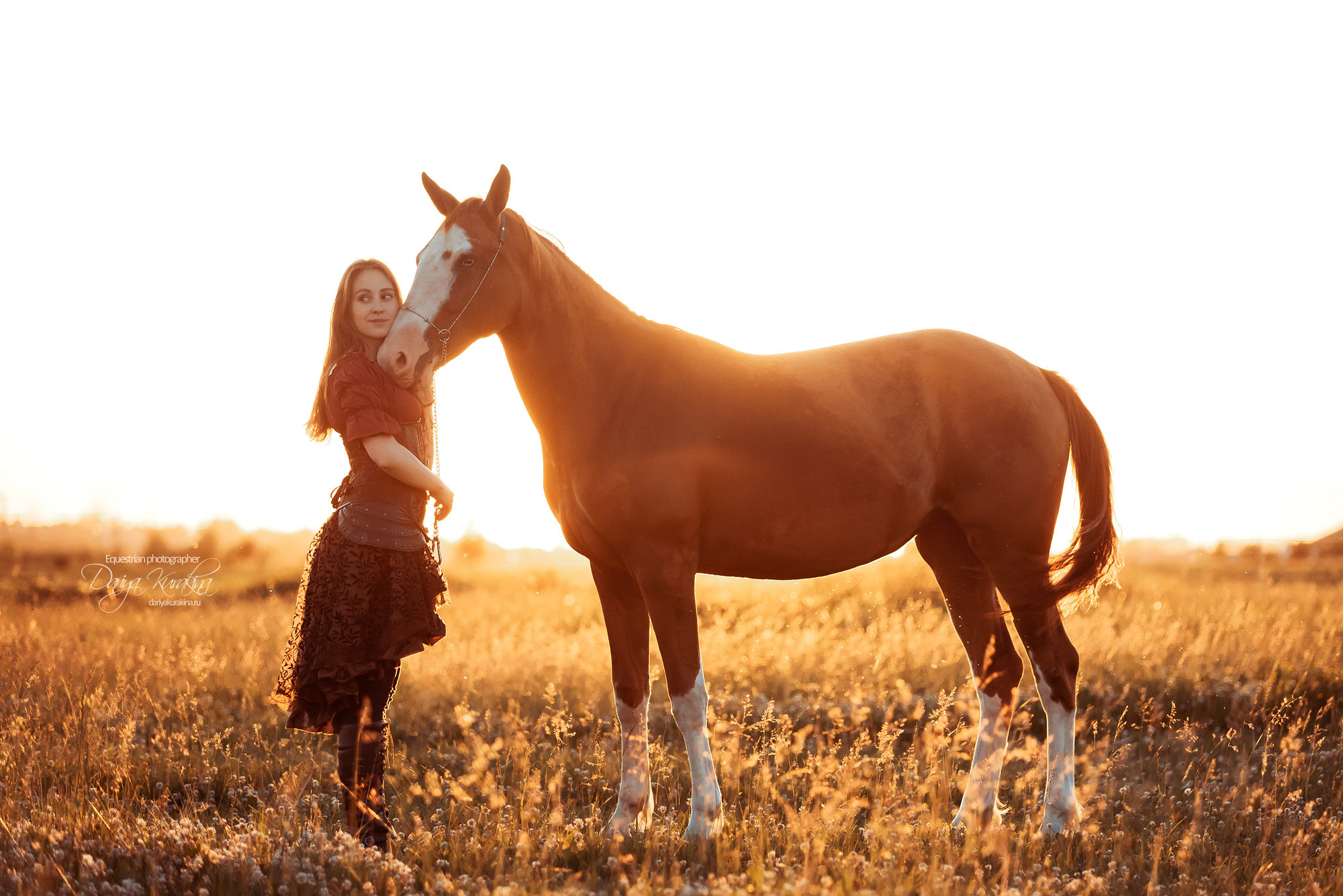 Таня и Бя, Настя и Брю. Конный фотограф Куракина Дарья • Фотосессии с лошадьми