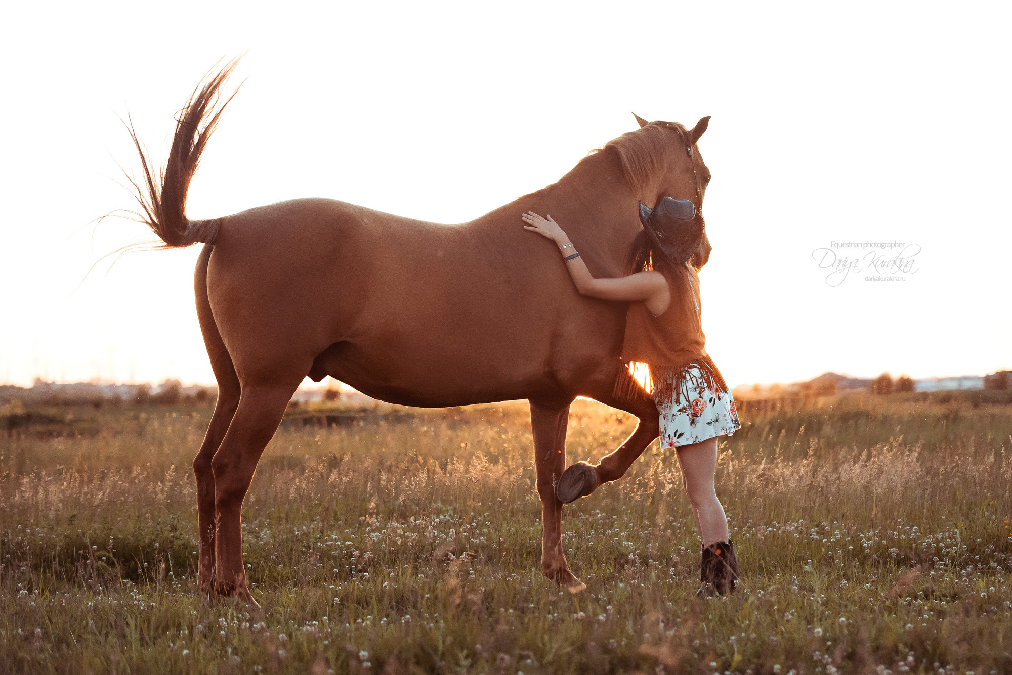 Таня и Бя, Настя и Брю. Конный фотограф Куракина Дарья • Фотосессии с лошадьми