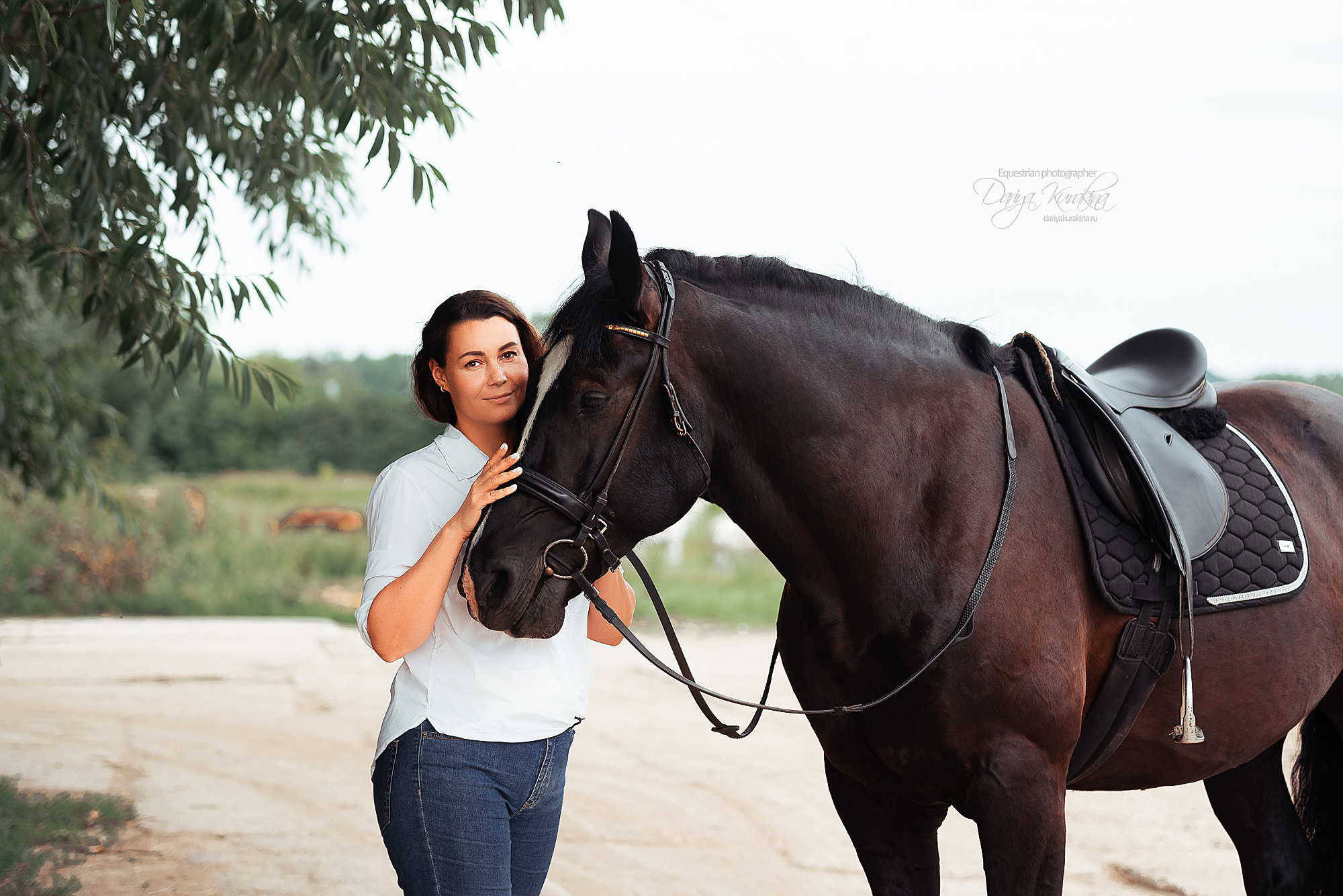 Татьяна и Корсар. Конный фотограф Куракина Дарья • Фотосессии с лошадьми
