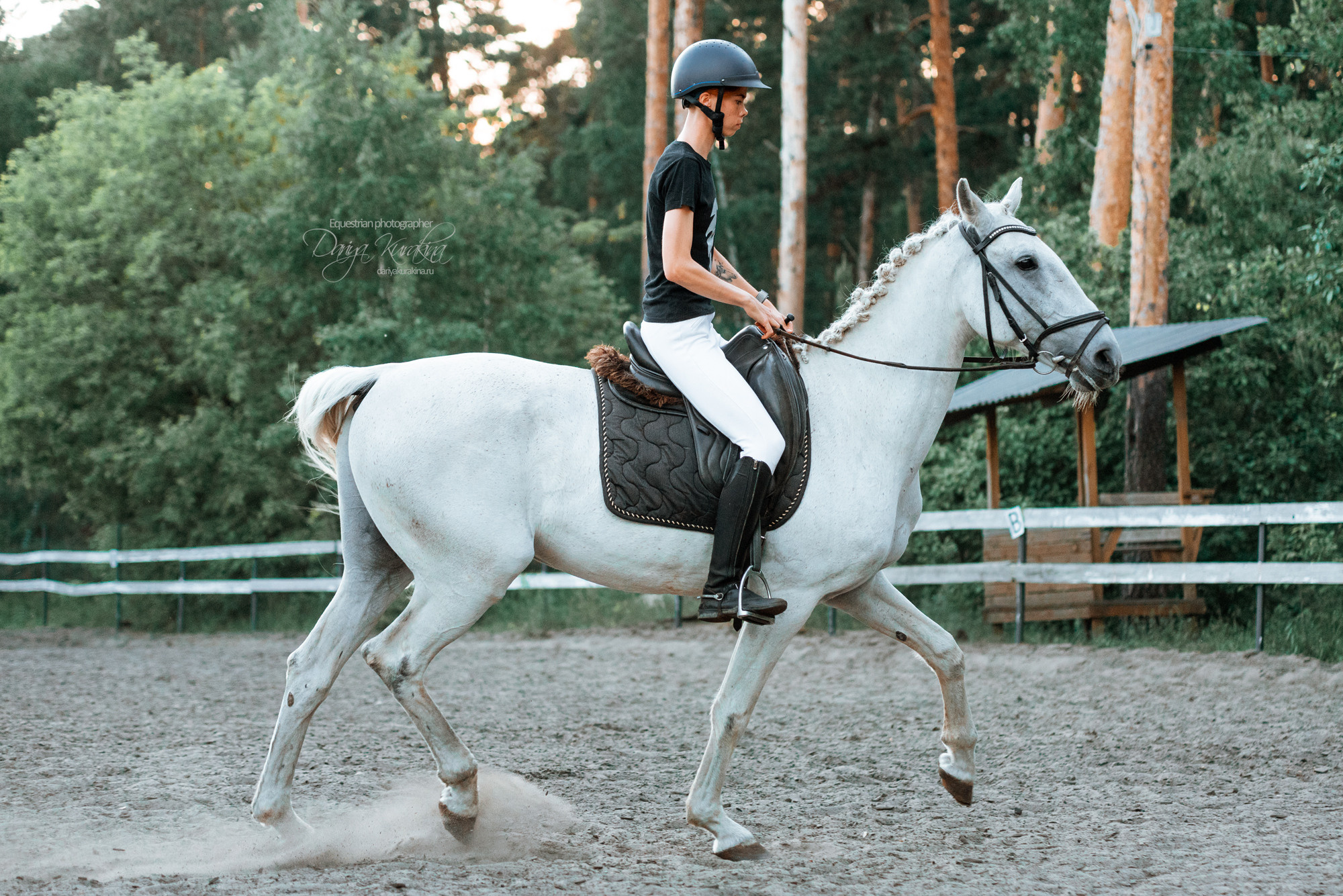 Ксюша и Монолит. Конный фотограф Куракина Дарья • Фотосессии с лошадьми
