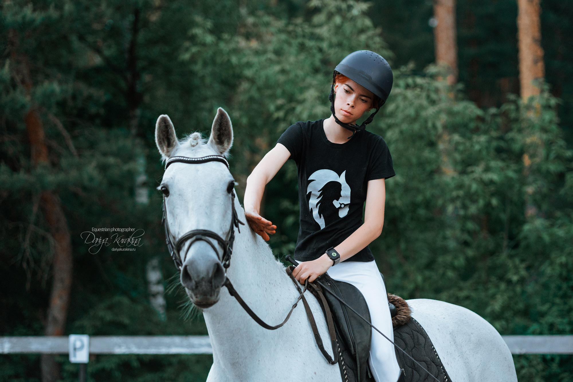 Ксюша и Монолит. Конный фотограф Куракина Дарья • Фотосессии с лошадьми