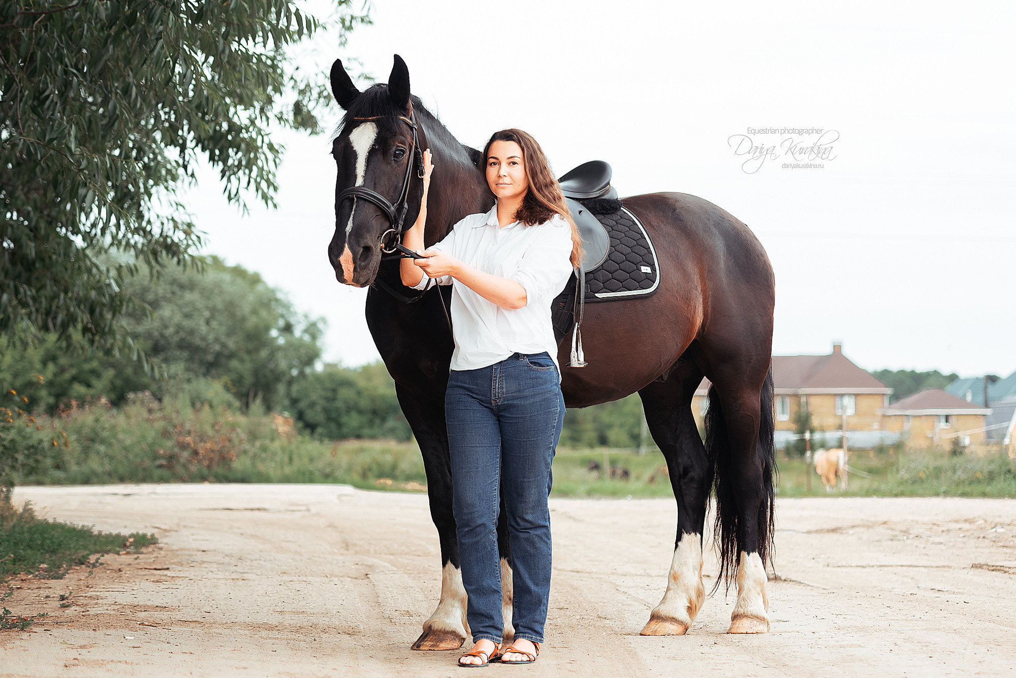 Татьяна и Корсар. Конный фотограф Куракина Дарья • Фотосессии с лошадьми