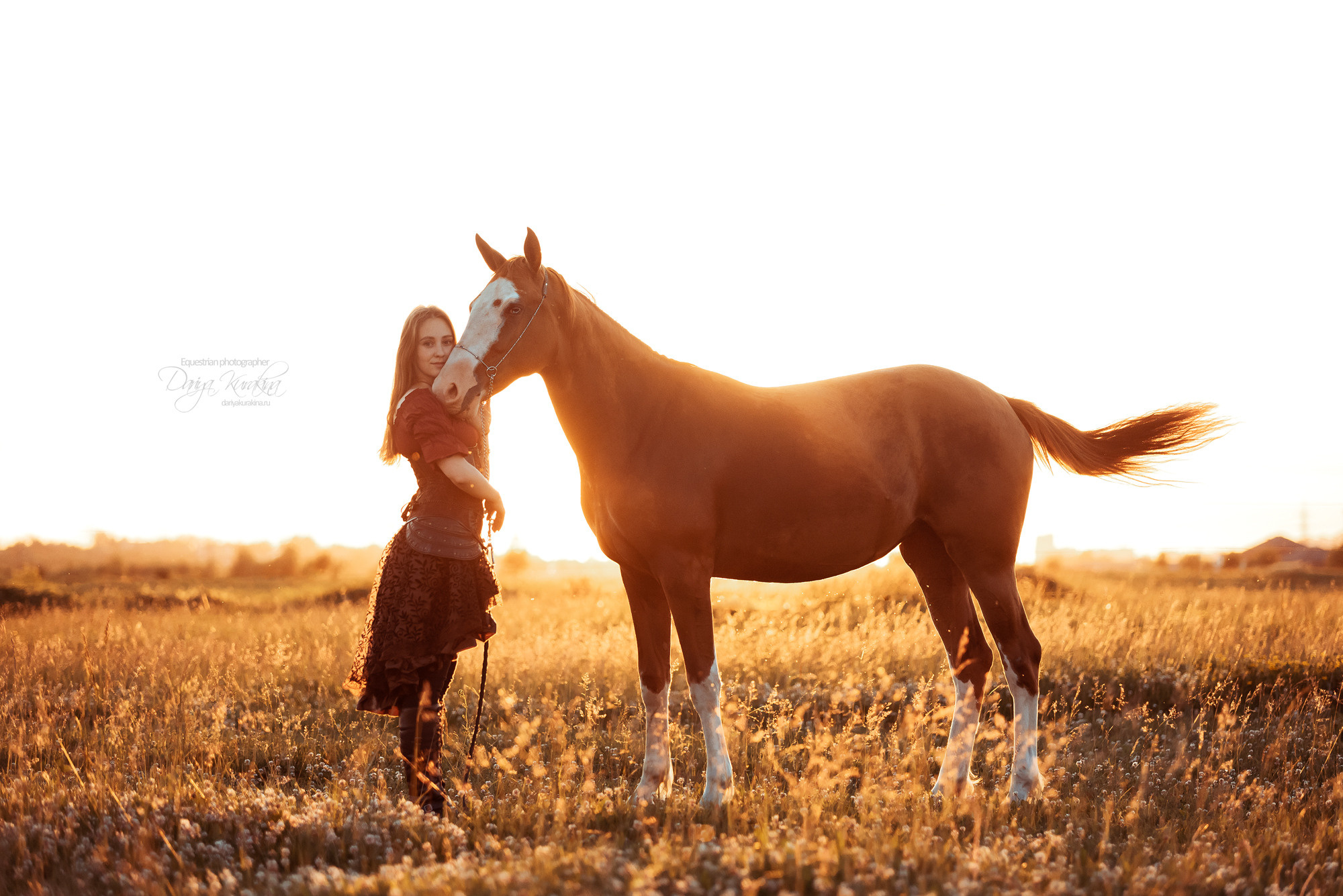 Таня и Бя, Настя и Брю. Конный фотограф Куракина Дарья • Фотосессии с лошадьми