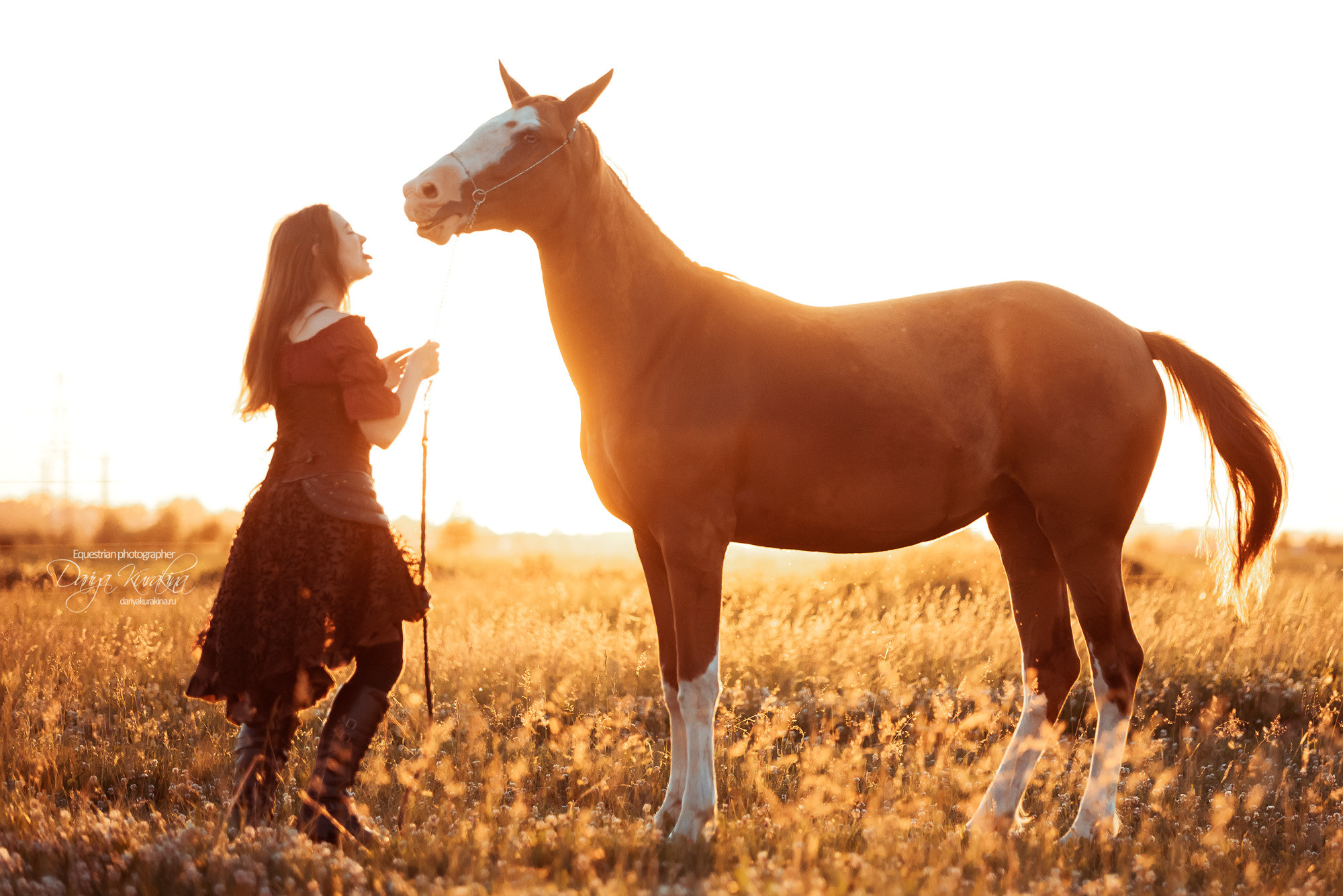 Таня и Бя, Настя и Брю. Конный фотограф Куракина Дарья • Фотосессии с лошадьми