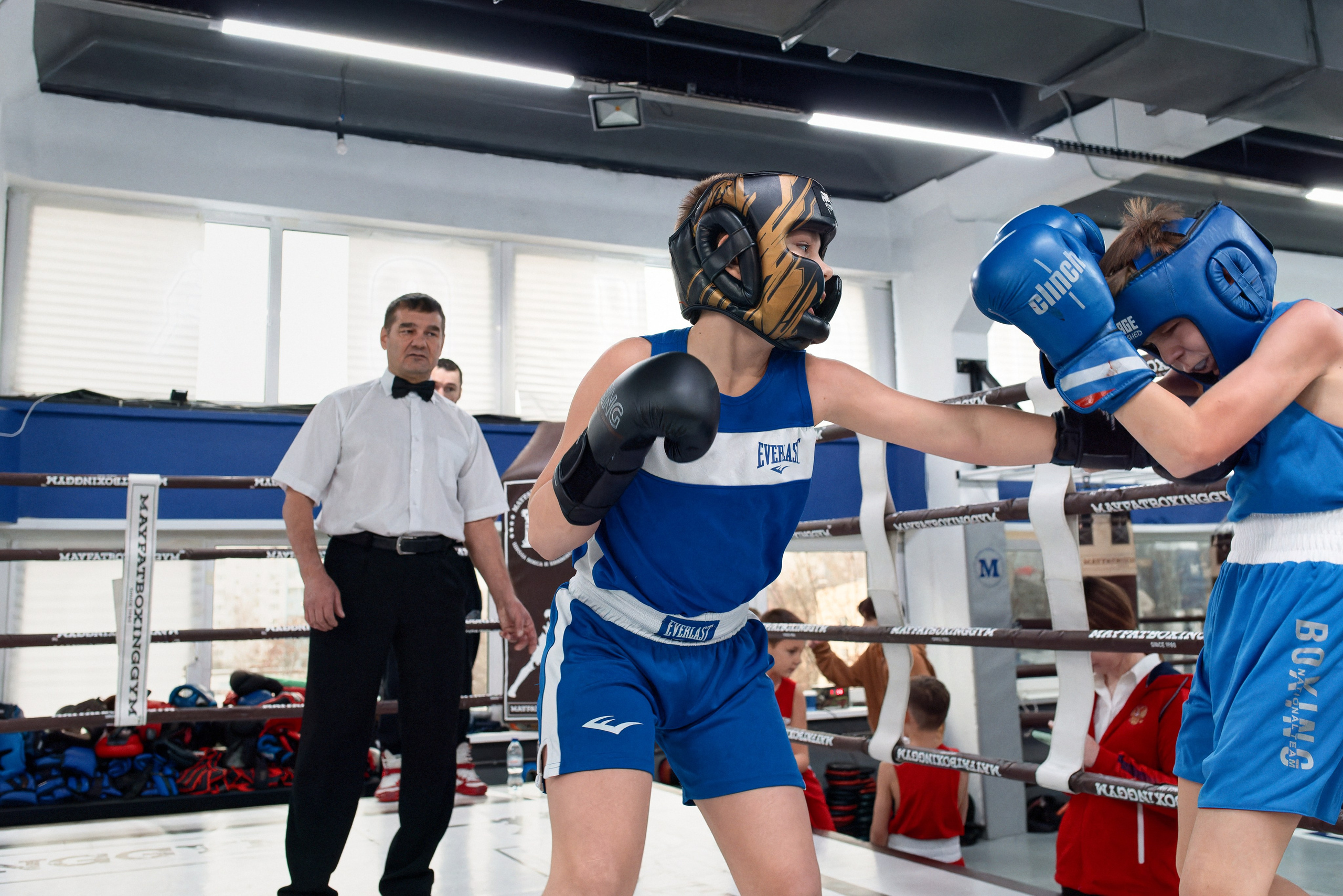 «Открытый ринг» в школе бокса Сергея Майфата. Зеленоград, 12.11.2023 г. Фотограф Никифоров-Гордеев Сергей. Москва и МО