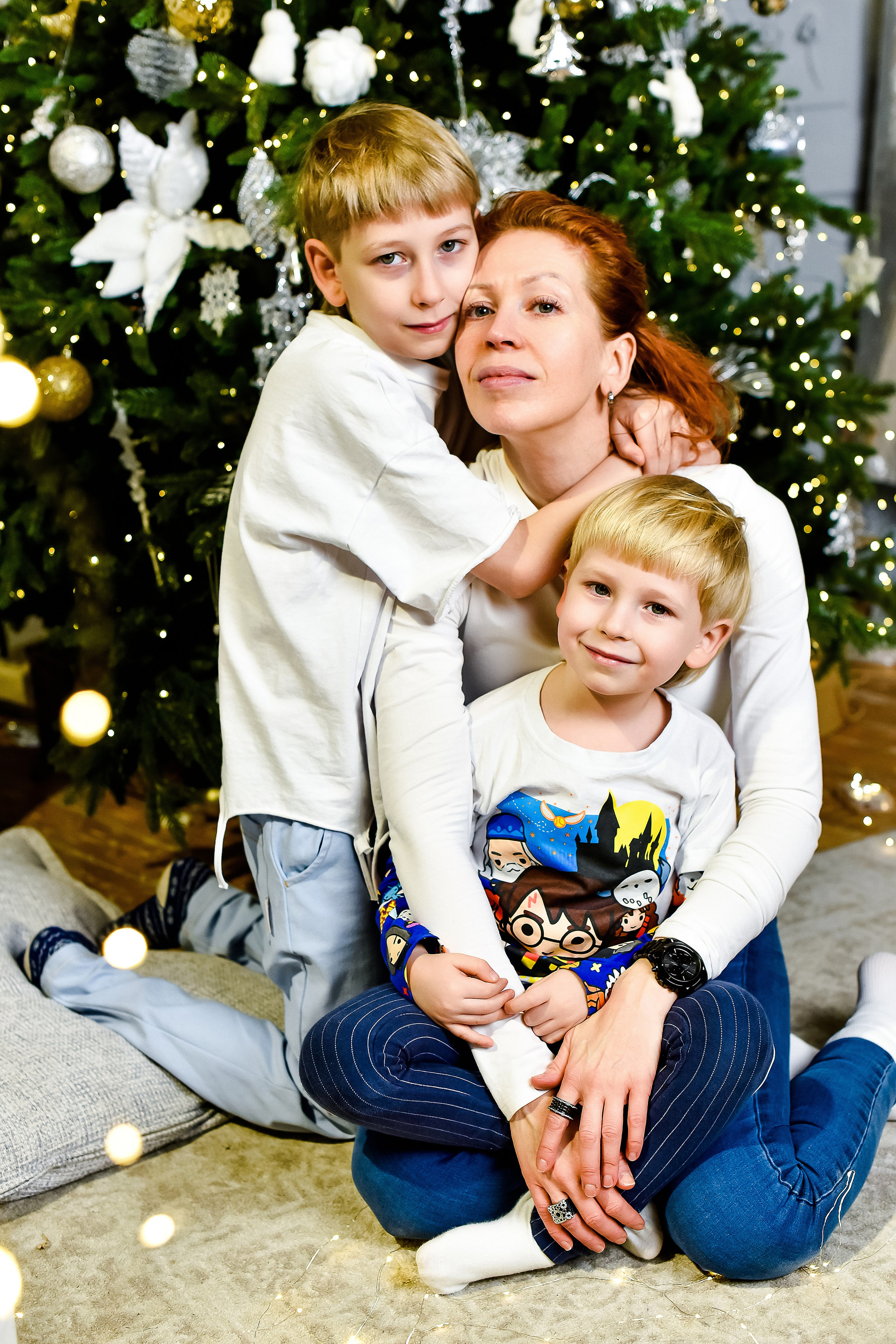 Екатерина с сыновьями