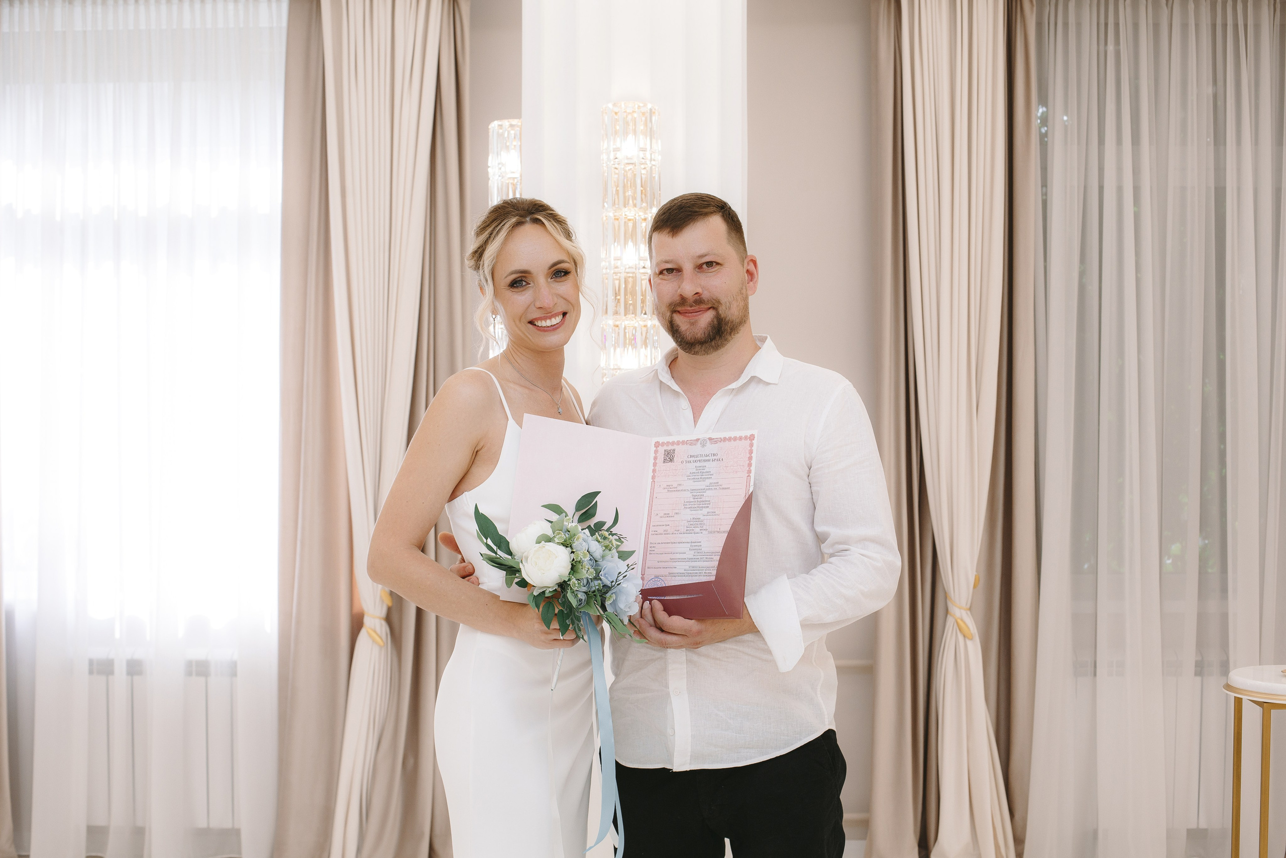 Съемка росписи в ЗАГСе г. Зеленоград — Алексей и Елизавета. Свадебный фотограф Александр Абрамов Москва / Зеленоград