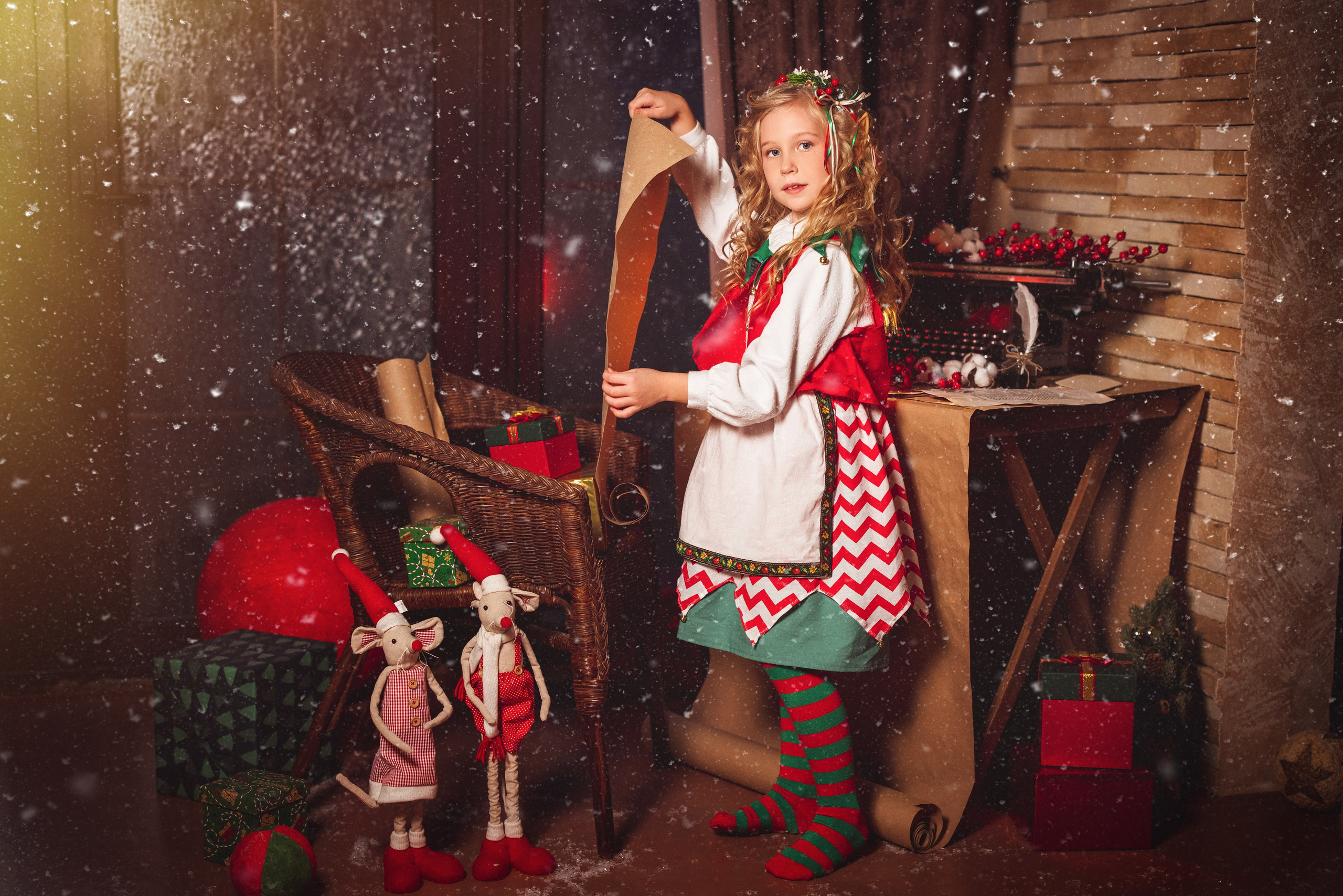 Новогодние ЭЛЬФЫ. Семейный и детский фотограф в Краснодаре Анна Трашкова
