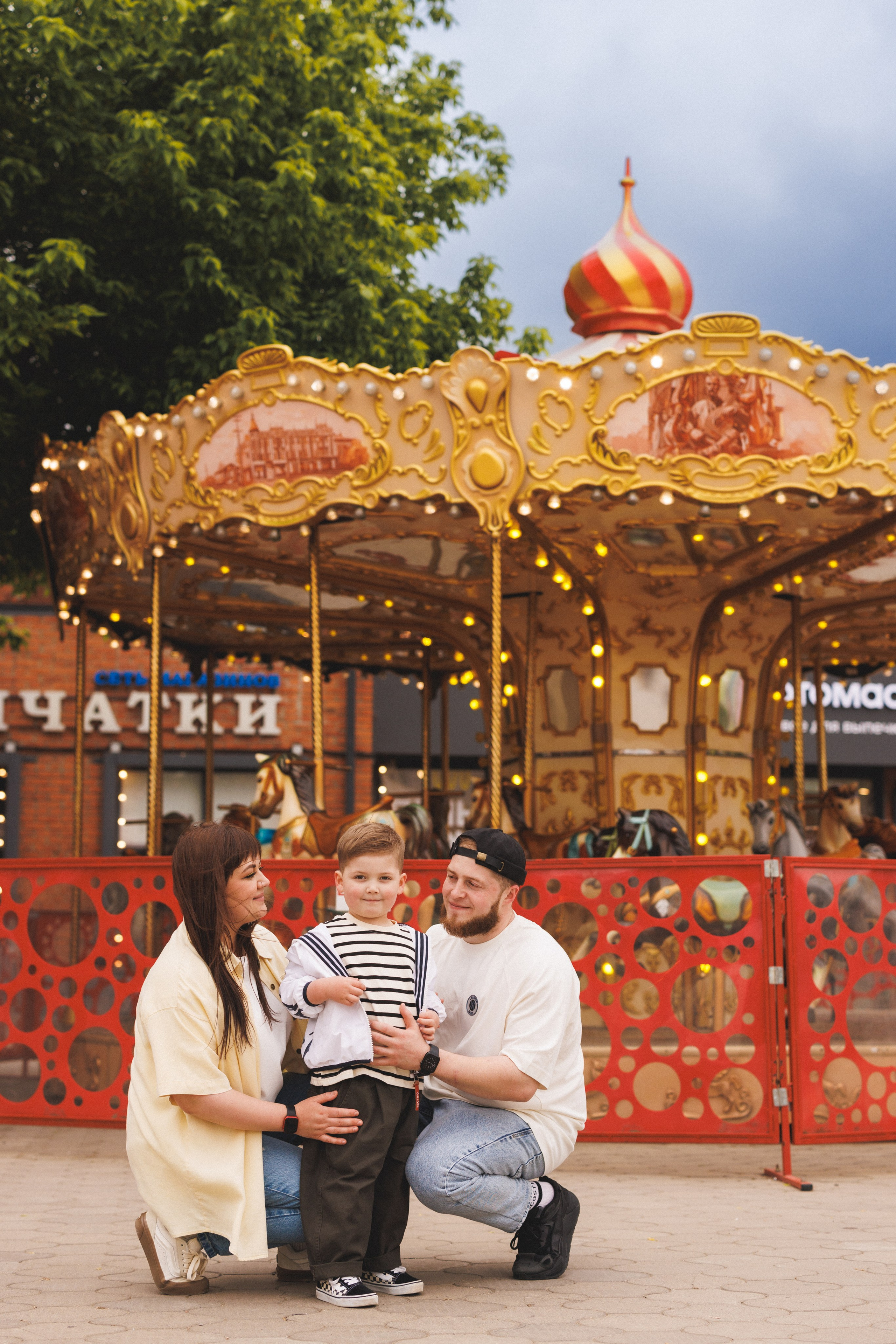 Семейная фотосессия в Центре города, Краснодар. Семейный и детский фотограф в Краснодаре Анна Трашкова