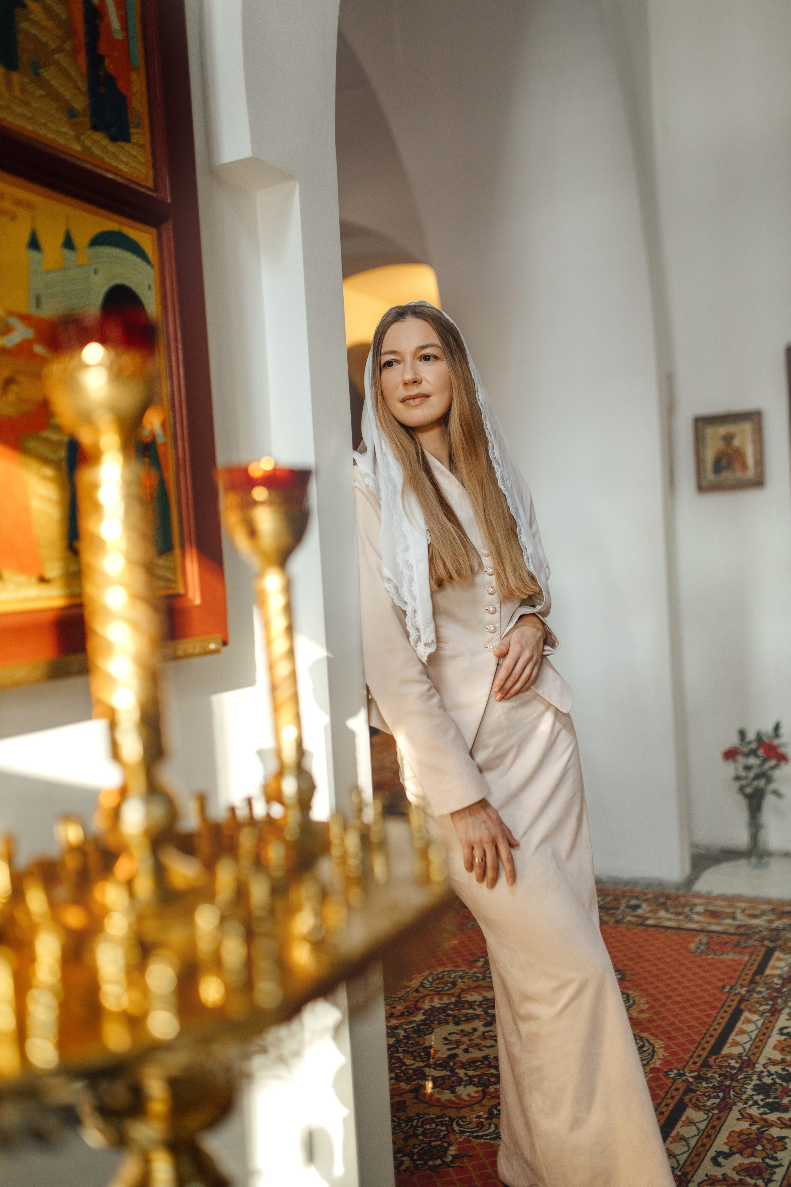 Таинство крещения Льва, храм Вознесения Господня, Ждановичи, февраль 2025