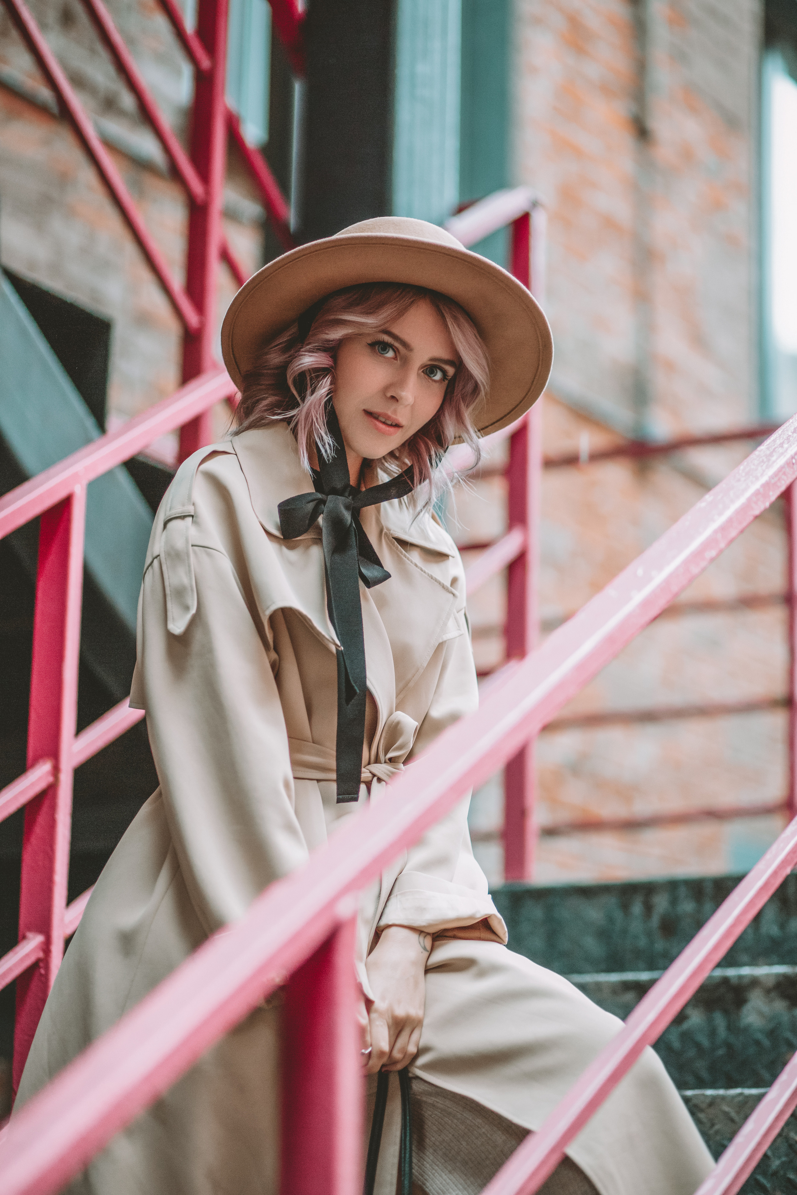 Уличная фотосессия в Москве. Анна Демеша. MARIA SOKOLOVA