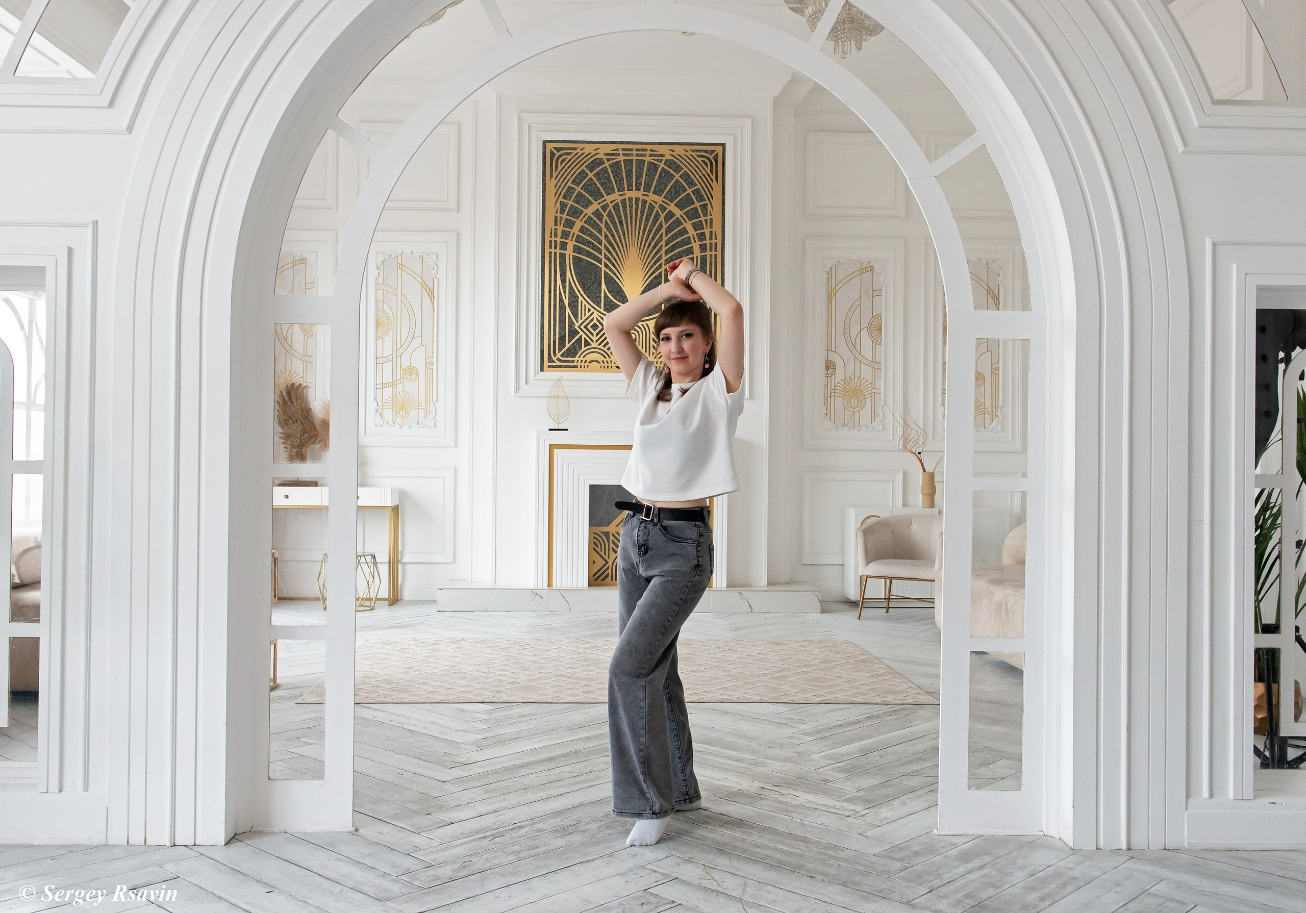 В интерьерной студии. Фотограф в Москве Сергей Рсавин