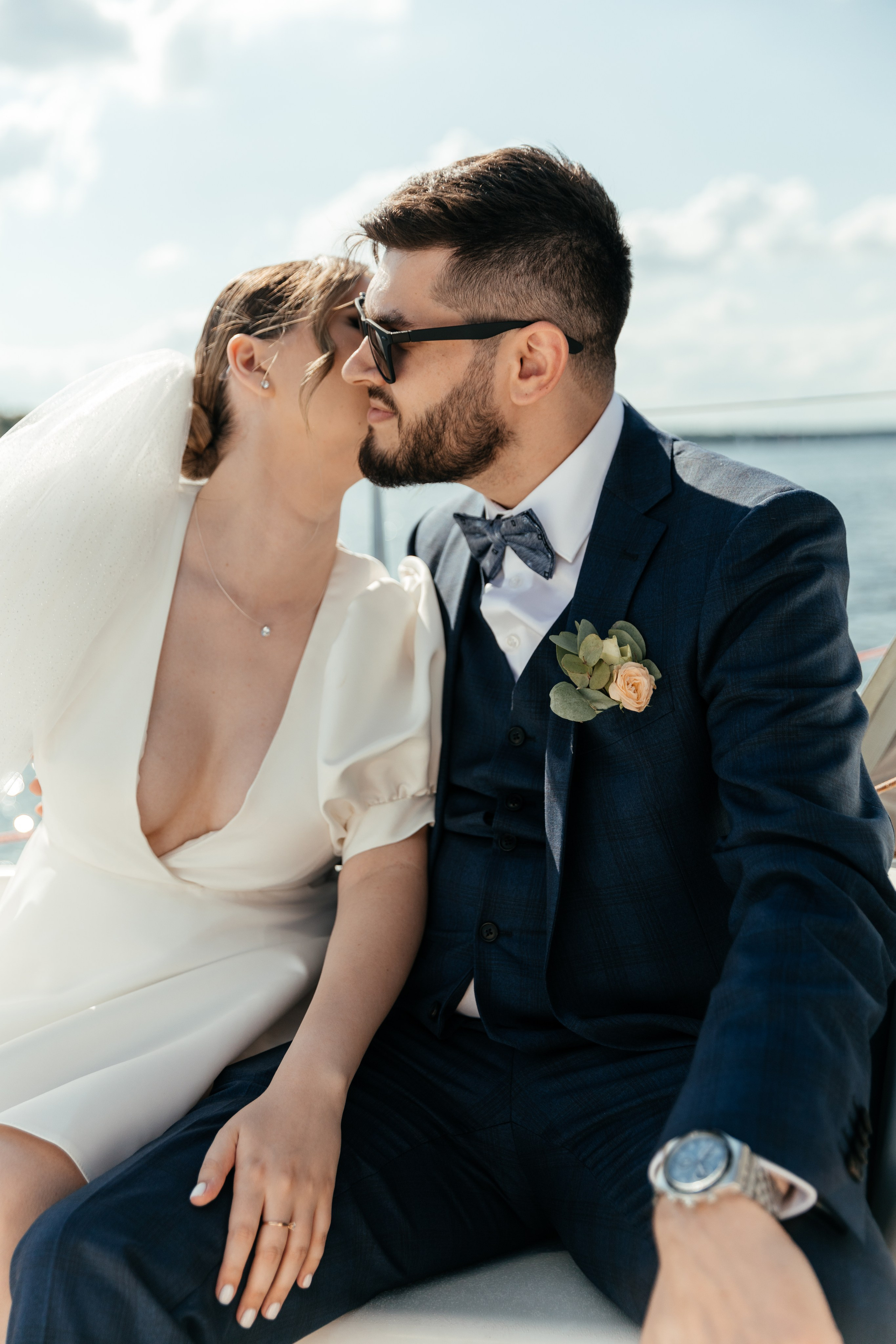 Настя и Витя | Rodina Yaht Club. Свадебный фотограф Ангелина Зотова | Обнинск, Москва, Калуга