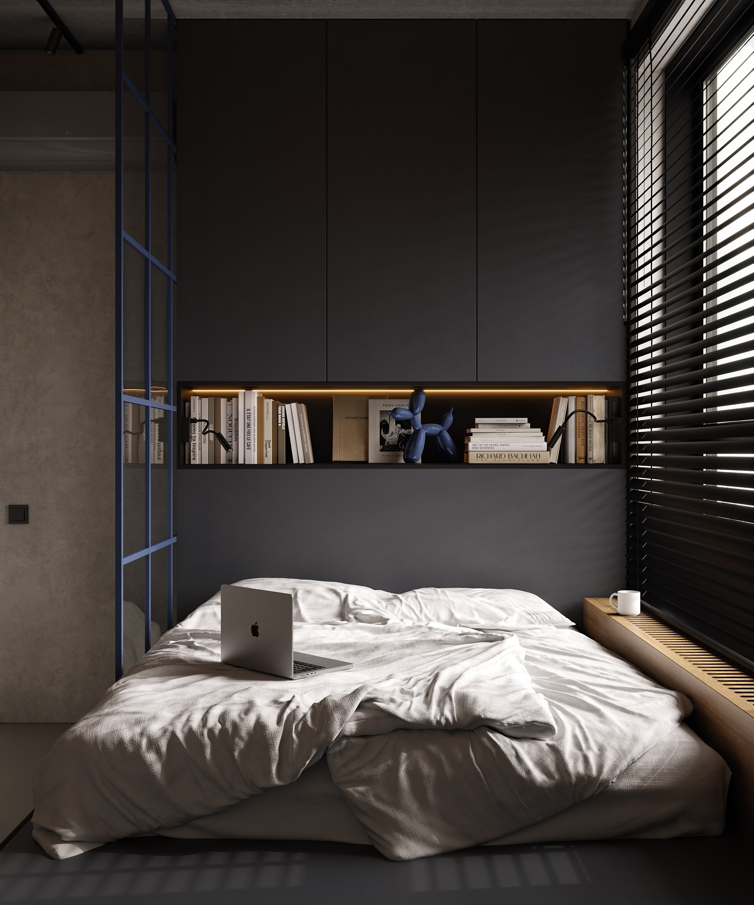 Graphic Minimalism | Design by Yuliya Shpeter. Interior visualisation | avocado.render