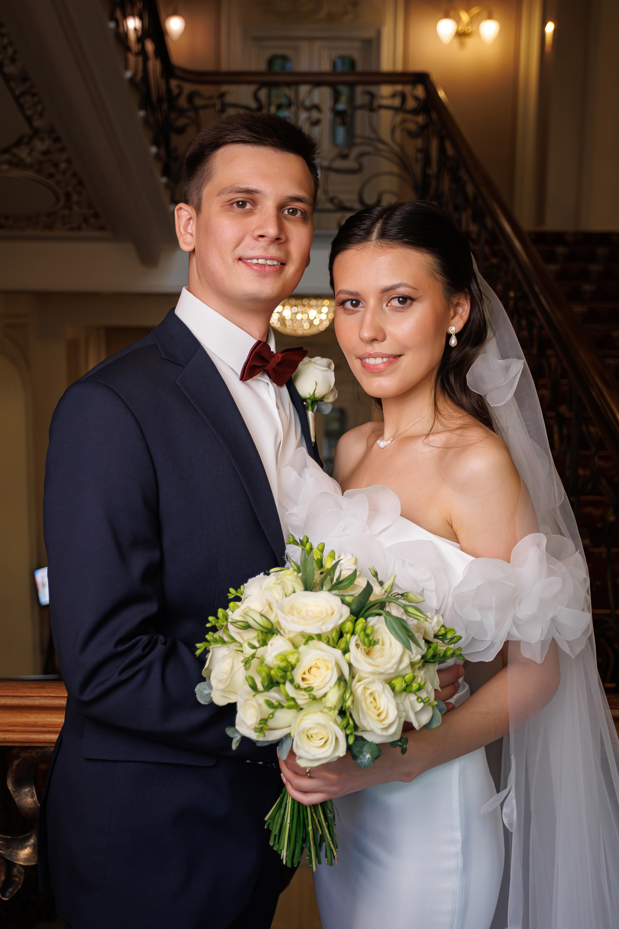 Свадебная фотосессия и сборы в гостинице Националь. Свадебный фотограф Москва и МО Сергей Киржаев