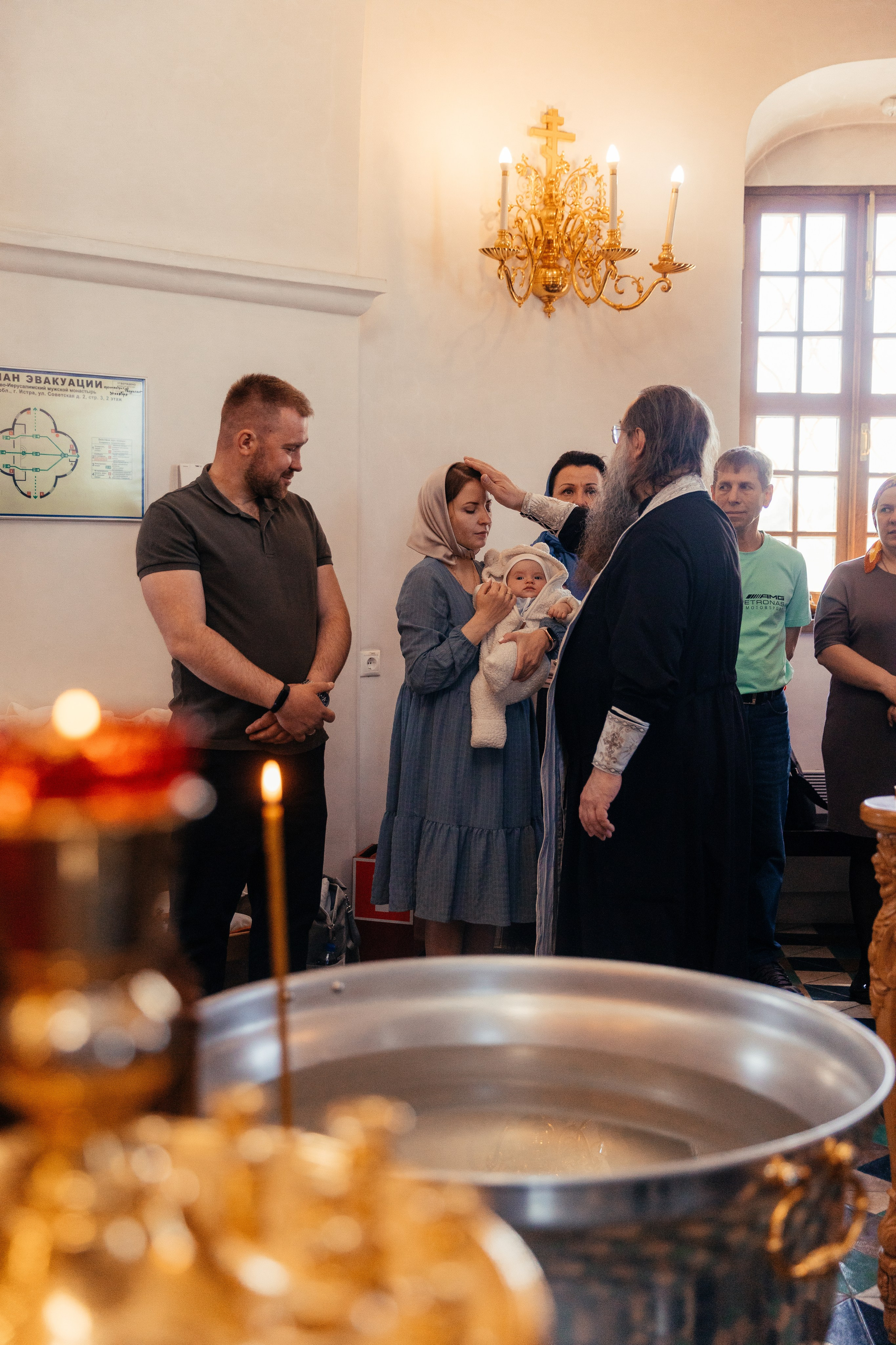 Таинство крещения Новый Иерусалим. Свадебный и семейный фотограф Скрынник Светлана