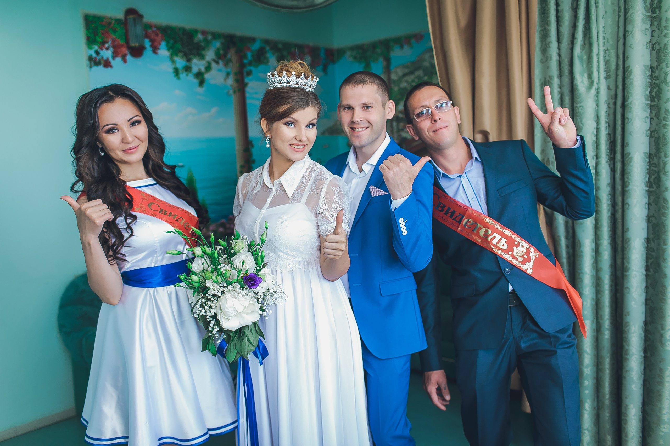 Летнее свадебное фото. Фотограф Надежда Куин, Якутск