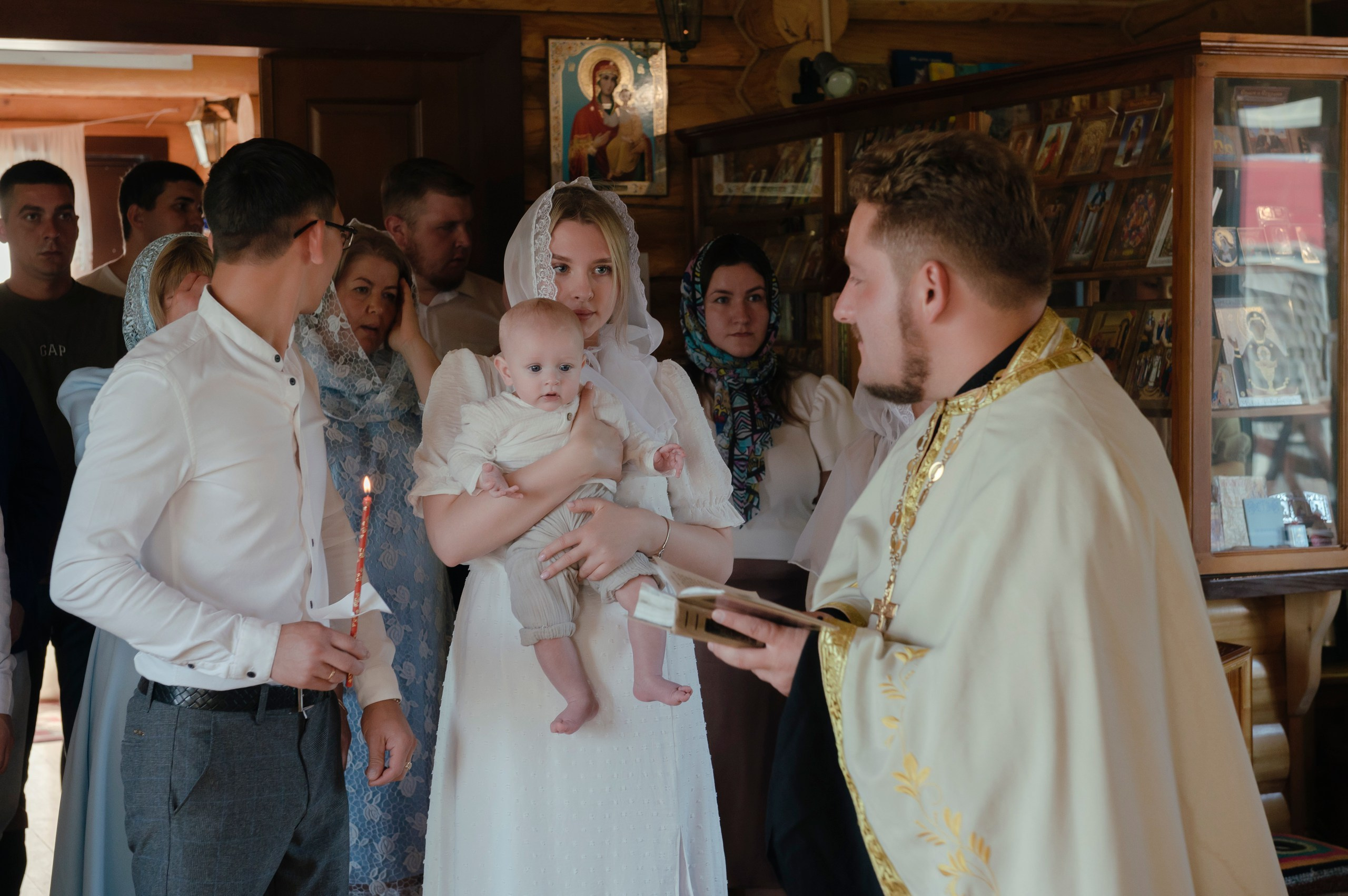 Таинство Крещения. Фотограф Дарья Семина