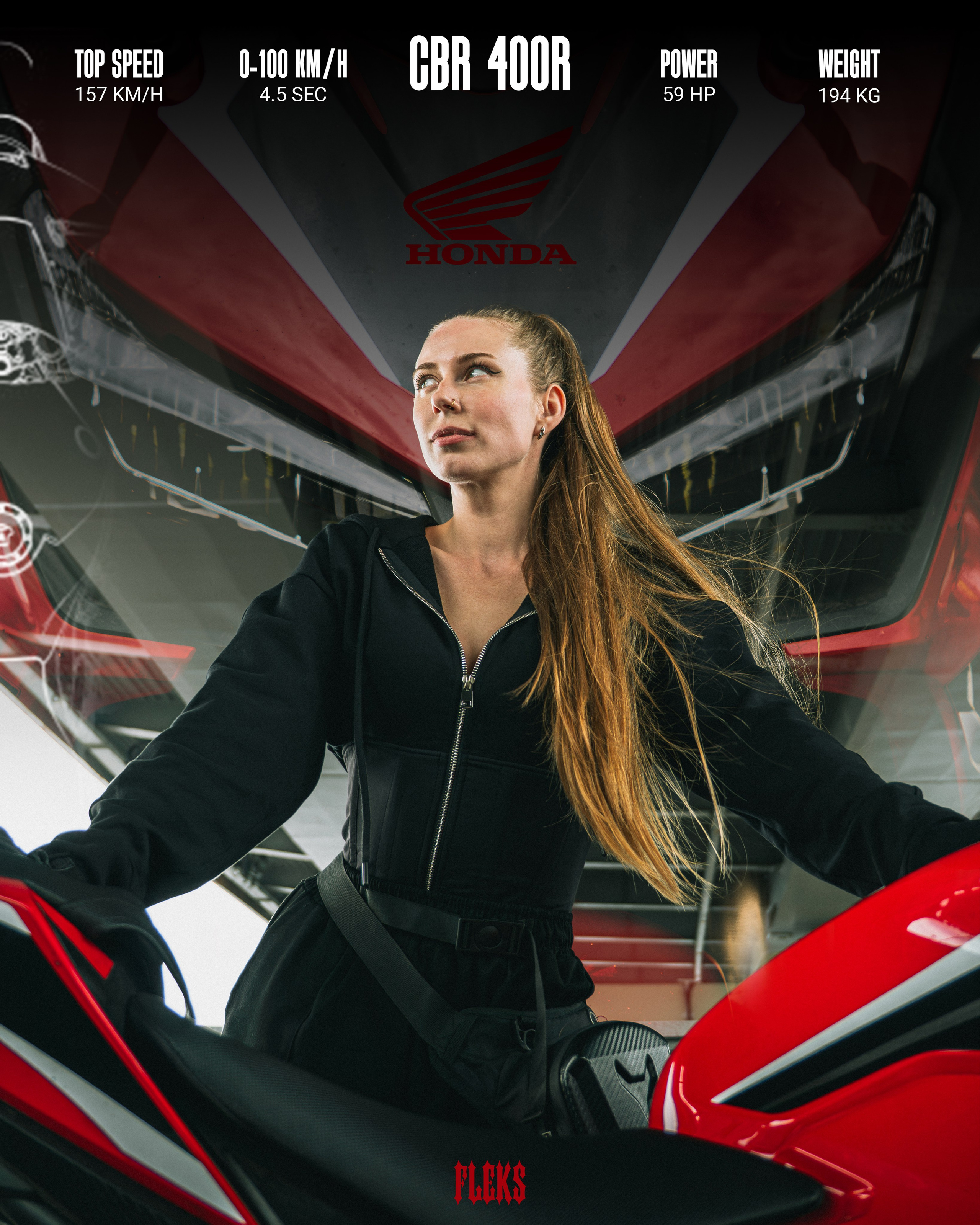 HONDA 400r. Valya Fleks