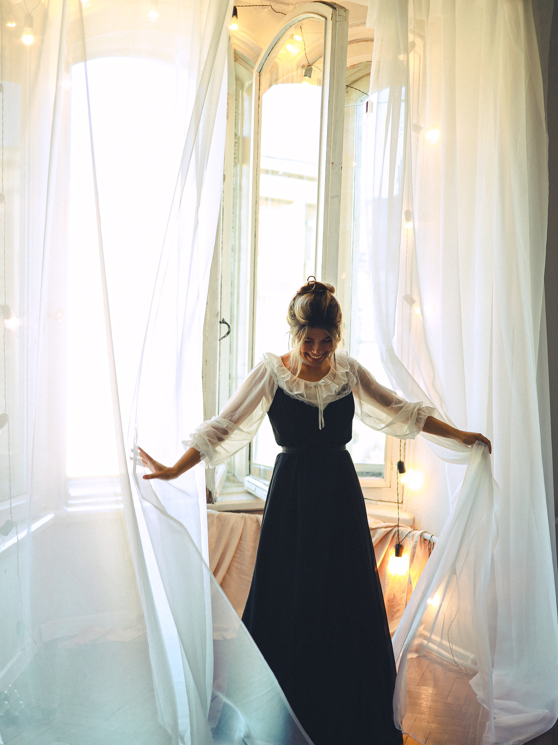 Фотосессия в студии с роялем. Фотограф СПБ Засорина Юлия