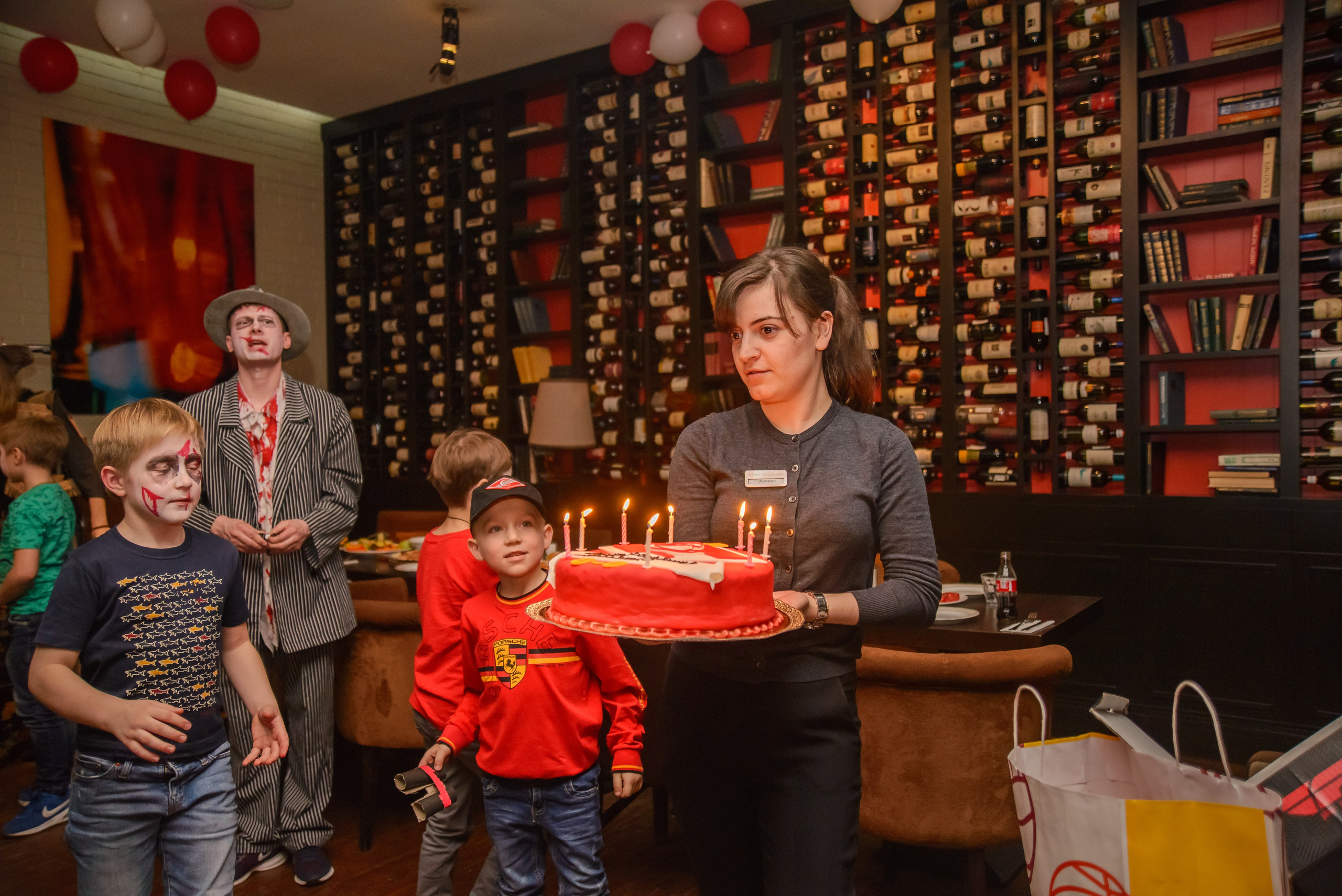 Детский день рождения в ресторане