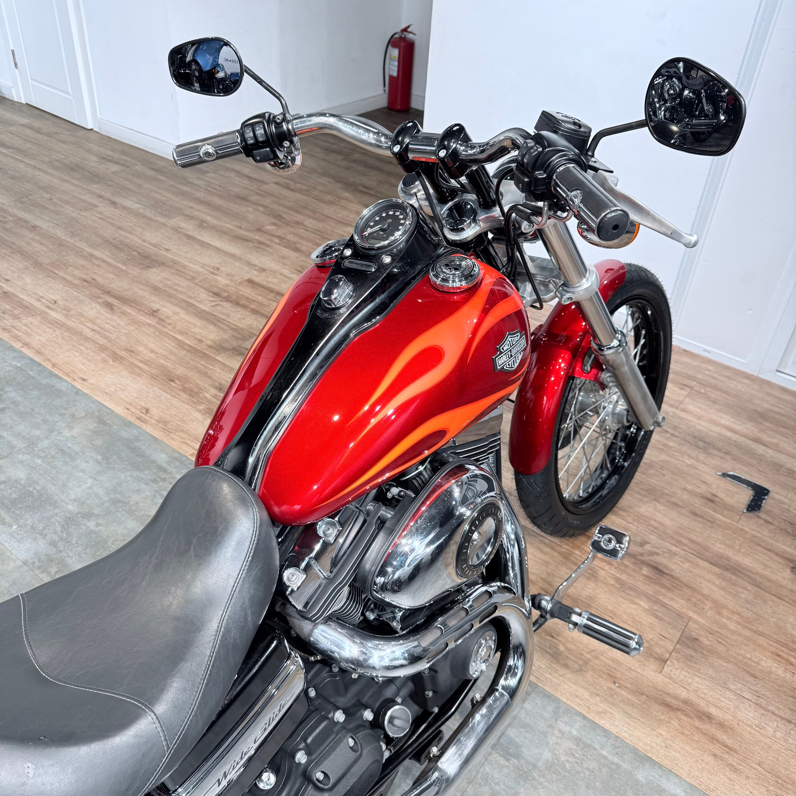 2012 Dyna Wide Glide 96 Red Оrаngе Flames. Hello Davidson, Москва. Только хорошие мотоциклы…