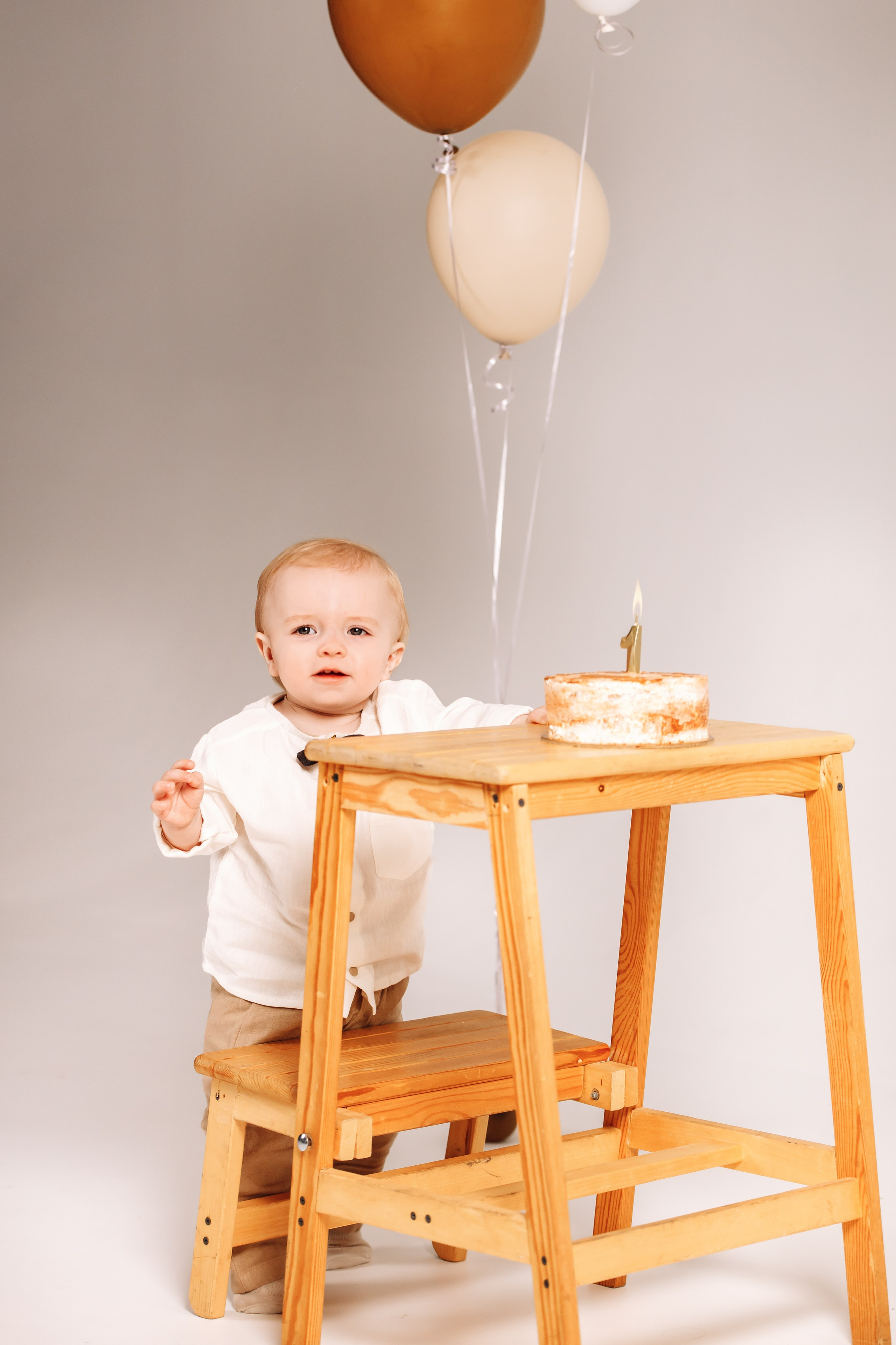 Фотосессия в студии 1 год. Свадебный и семейный фотограф в Краснодарском крае Мария Данилкина