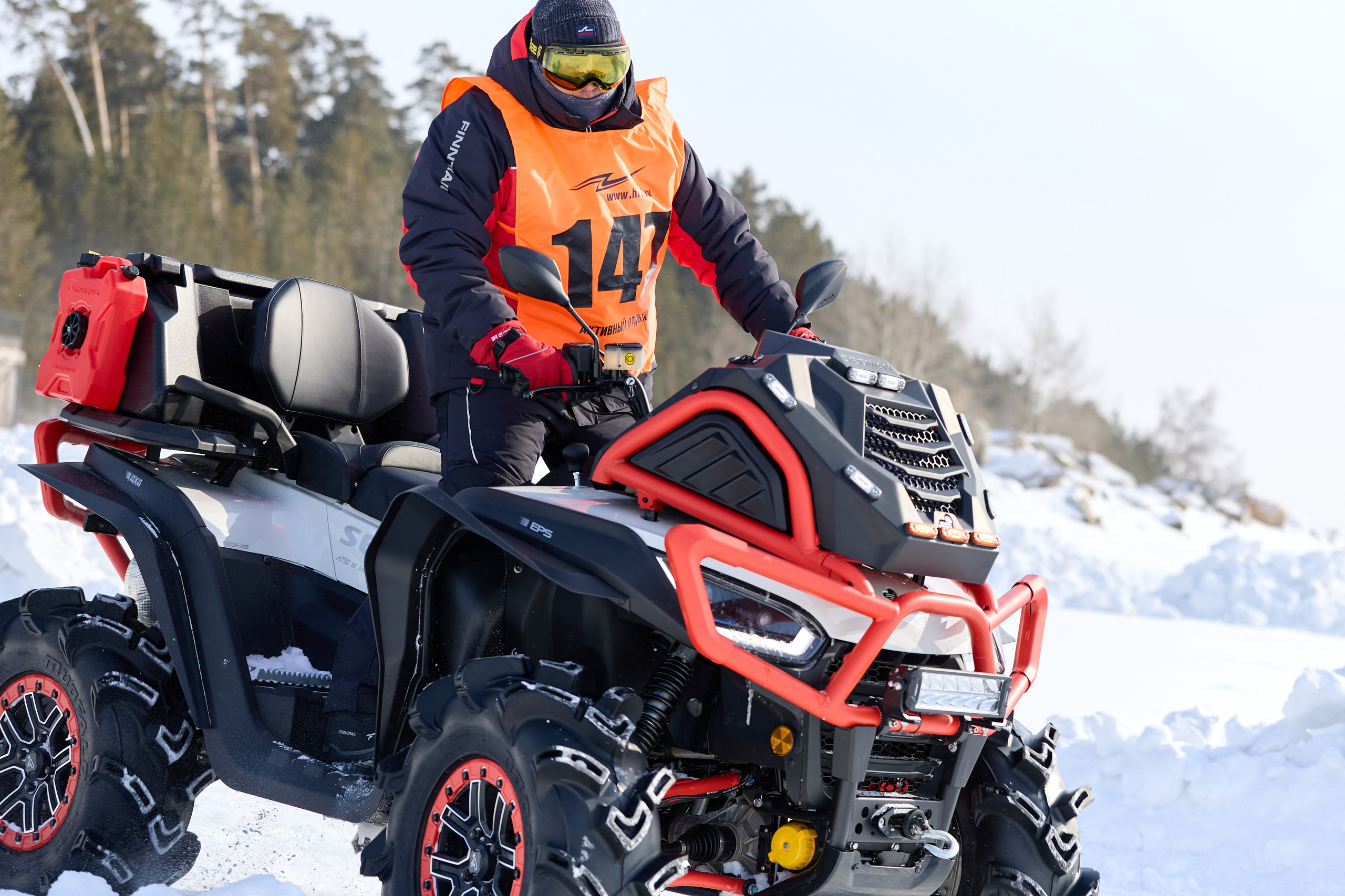 Топим Лёд — 2026. Соревнования на квадроциклах. Фотограф в Новосибирске Алена Скокова