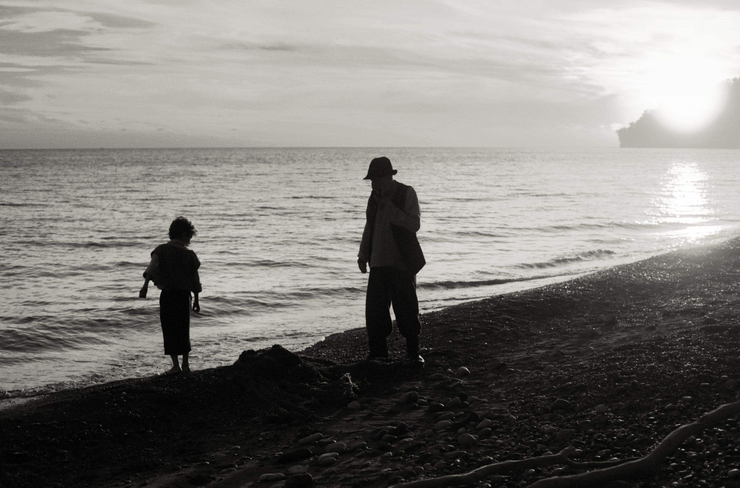 Кинематографическая съемка. Старик и дети. Ekaterina Beridze